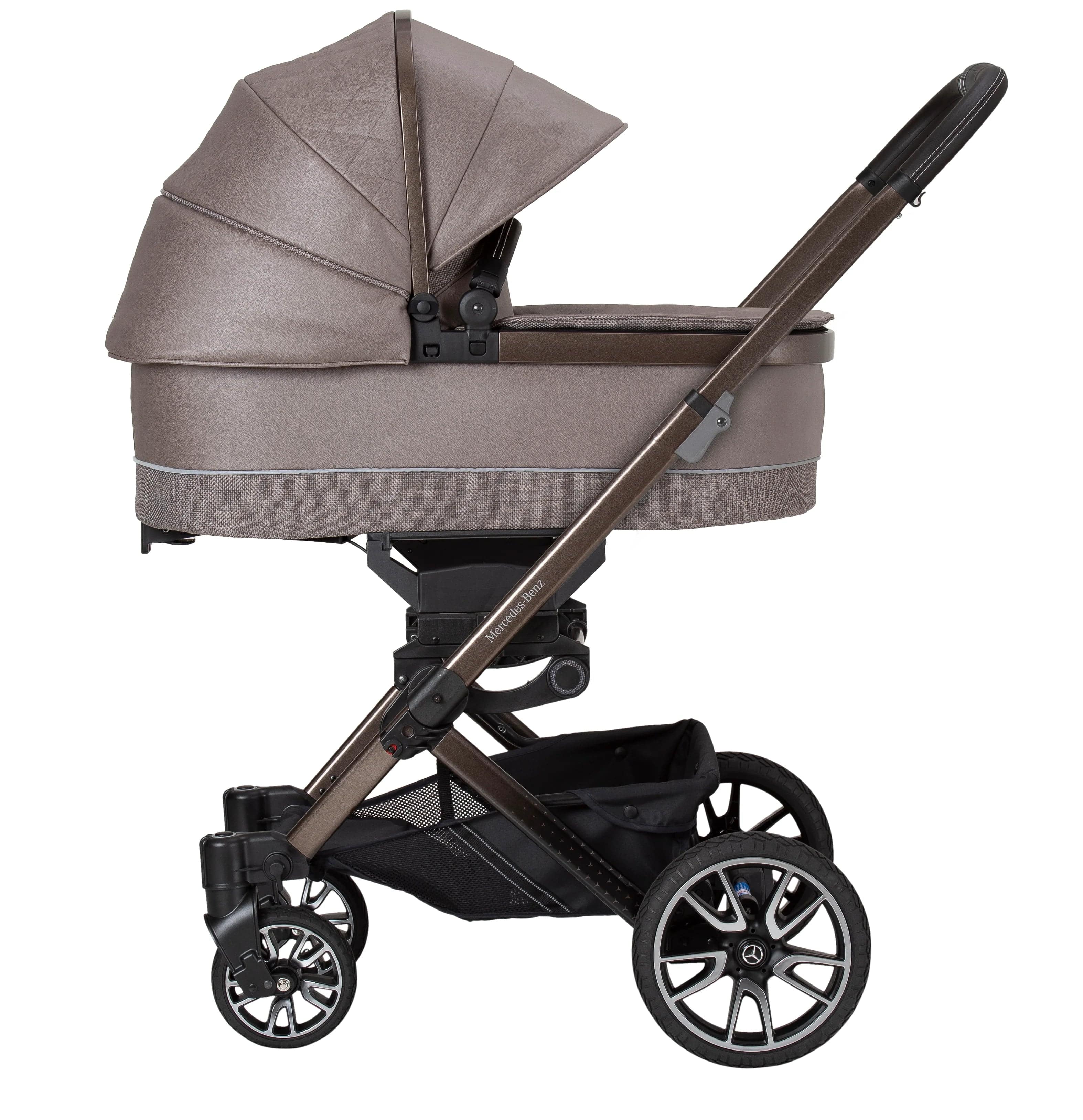 Mercedes Avantgarde GTX Stroller inc. Carrycot - Tartufo - Image 7
