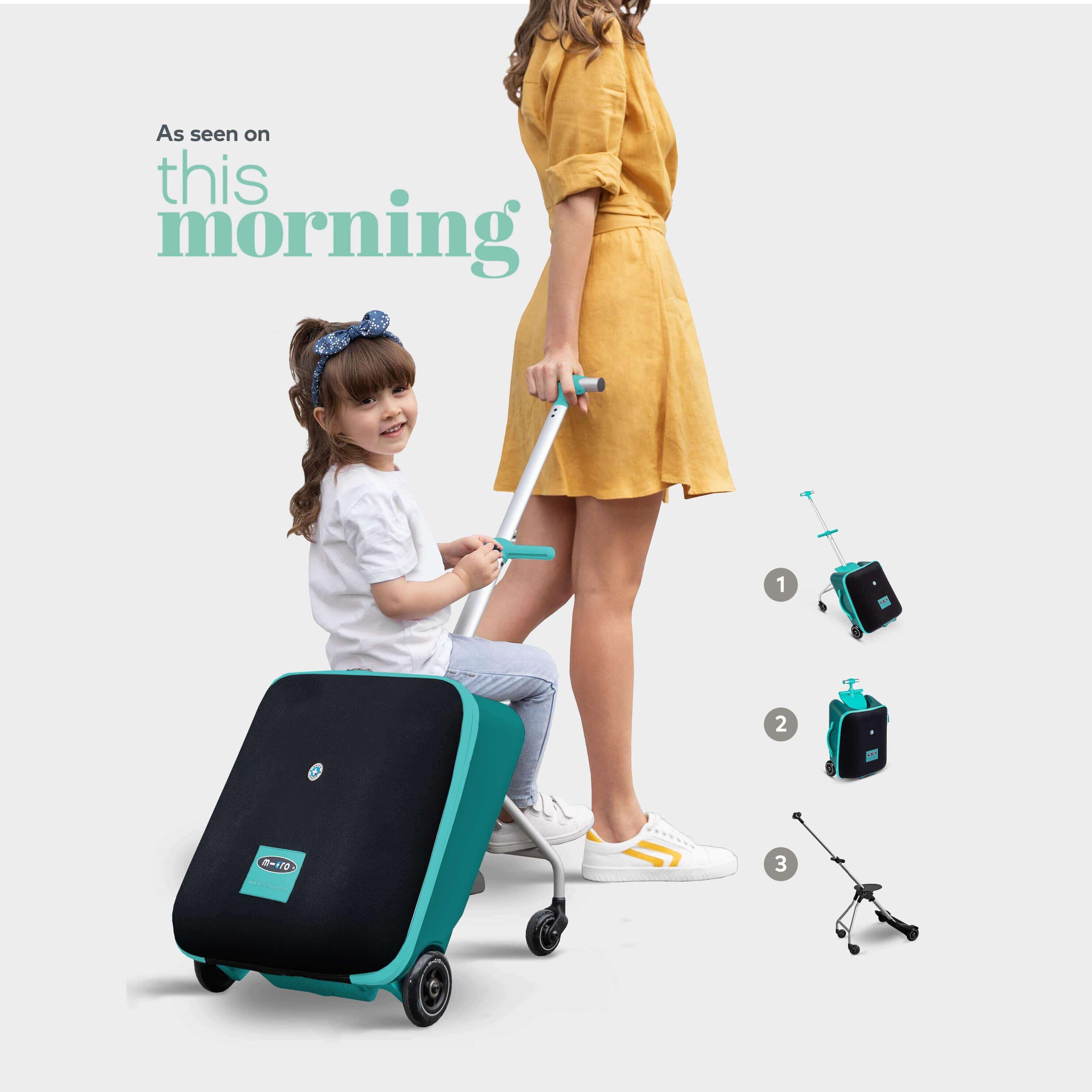 Micro Eazy Luggage - Forest Green - Image 2