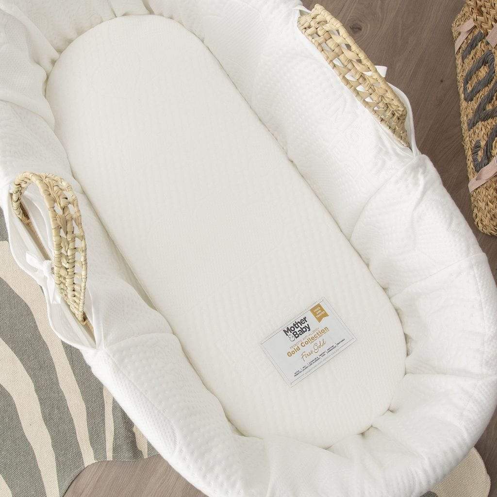 Mother & Baby First Gold Anti Allergy Foam Moses Basket Mattress Small 66 X 28CM - Image 2