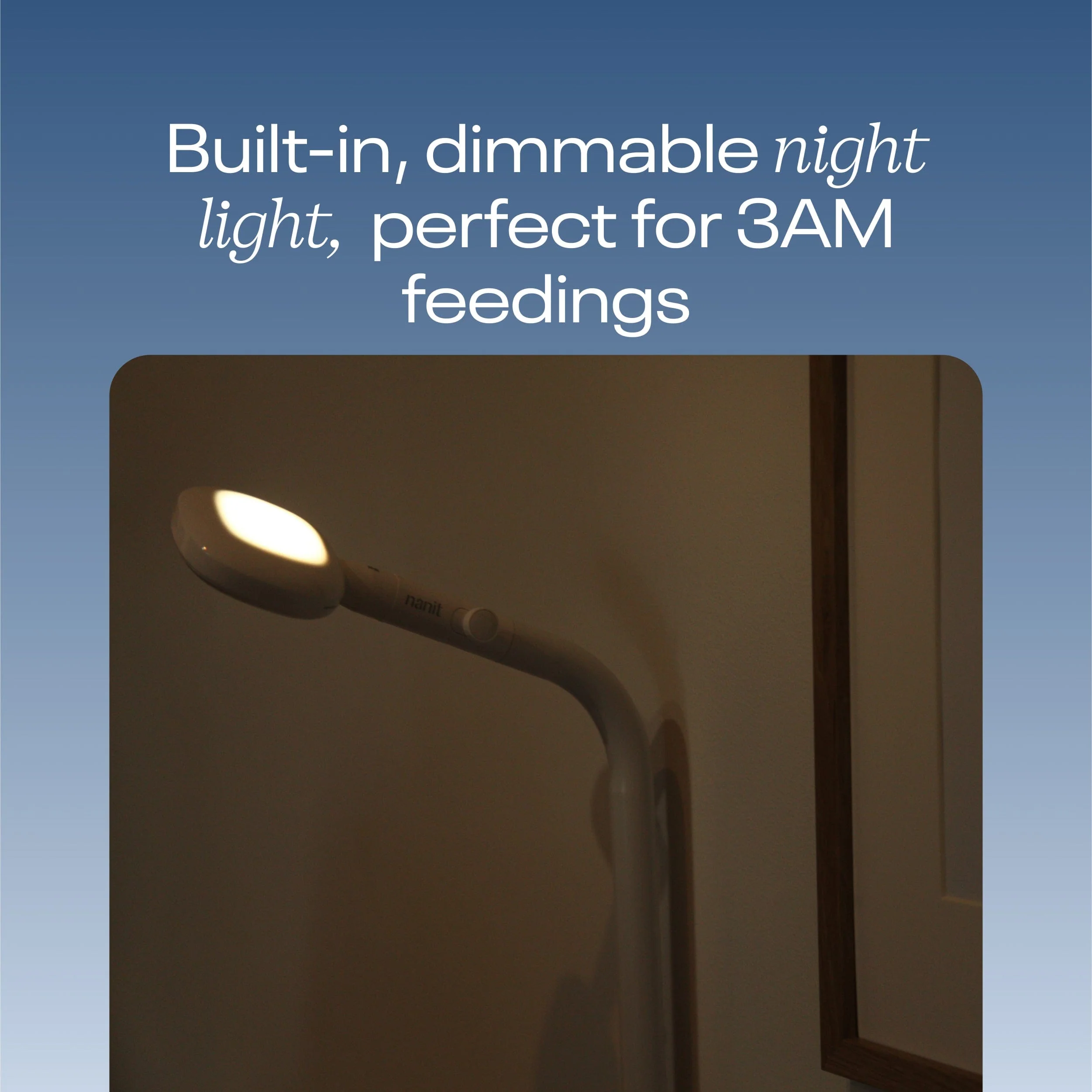 Nanit Pro Baby Monitor & Floor Stand - White - Image 10