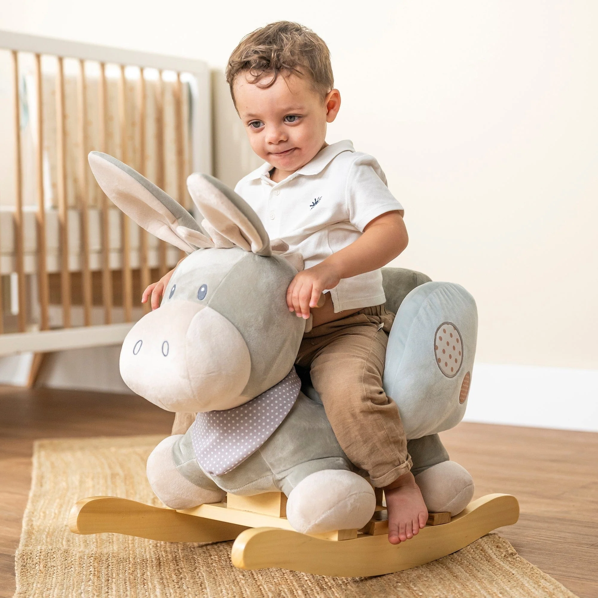 Nattou Rocker - Cappuccino Donkey - Image 4