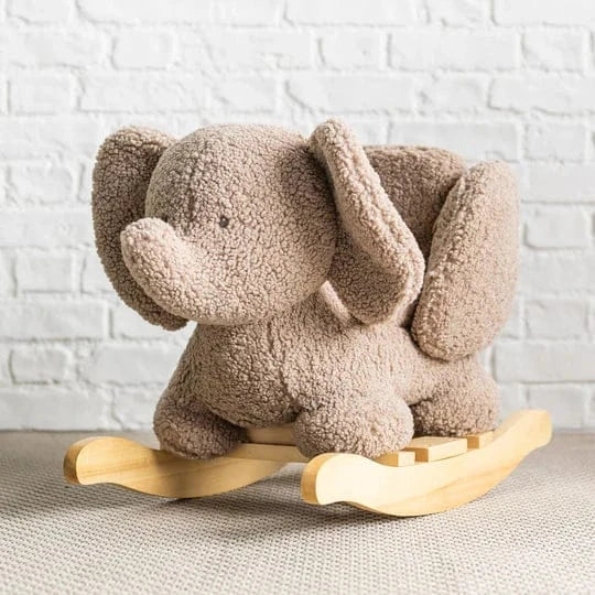 Nattou Rocking Toy Elephant Teddy - Taupe - Image 2