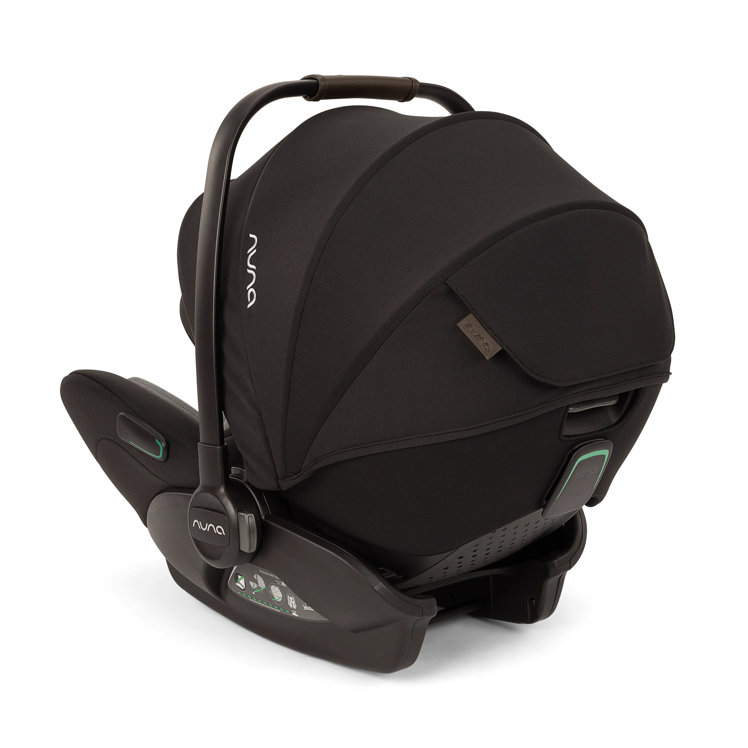 Nuna ARRA Flex Infant Car Seat - Caviar - Image 5