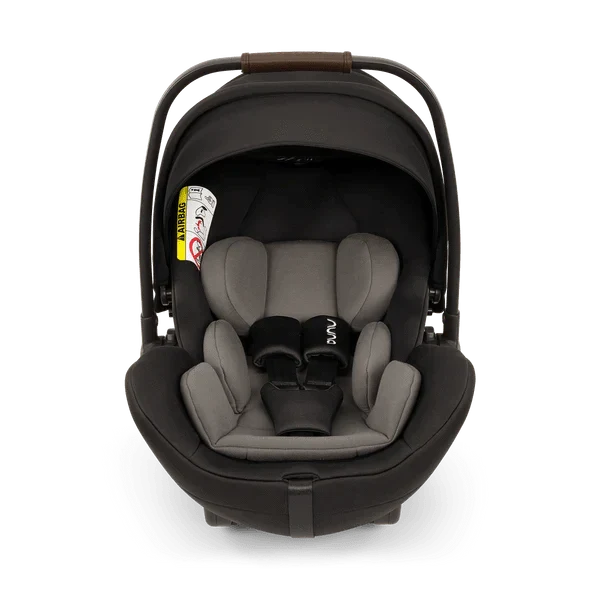 Nuna MIXX Next & ARRA Flex Travel System - Caviar (Chocolate Leatherette) - Image 8