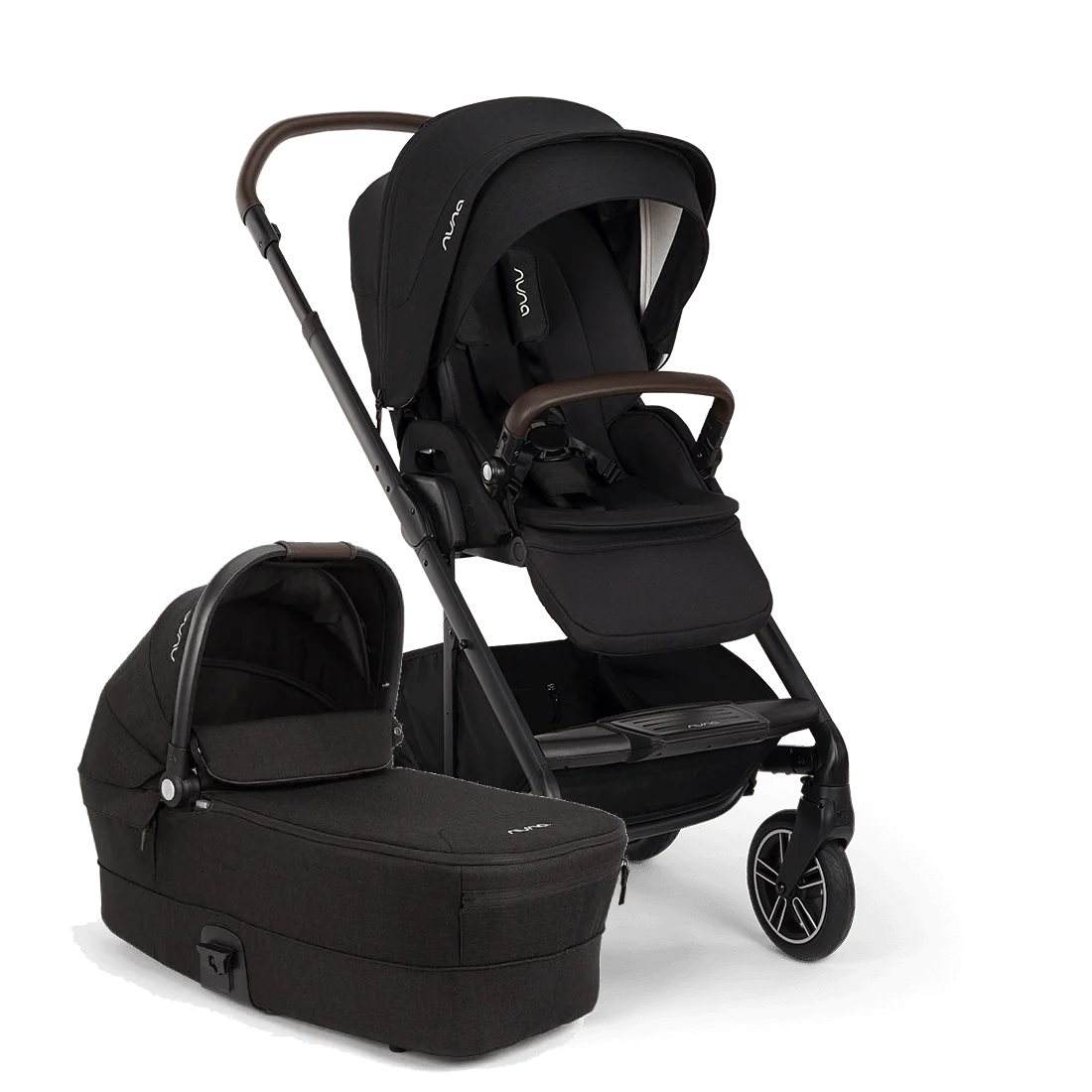 Nuna MIXX Next Pushchair & Carrycot - Caviar