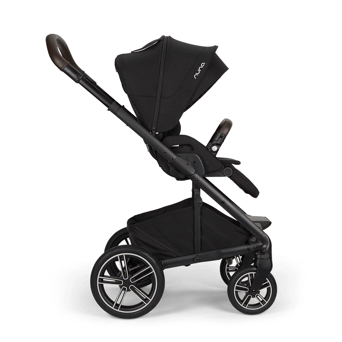 Nuna MIXX Next Pushchair & Carrycot - Caviar - Image 6