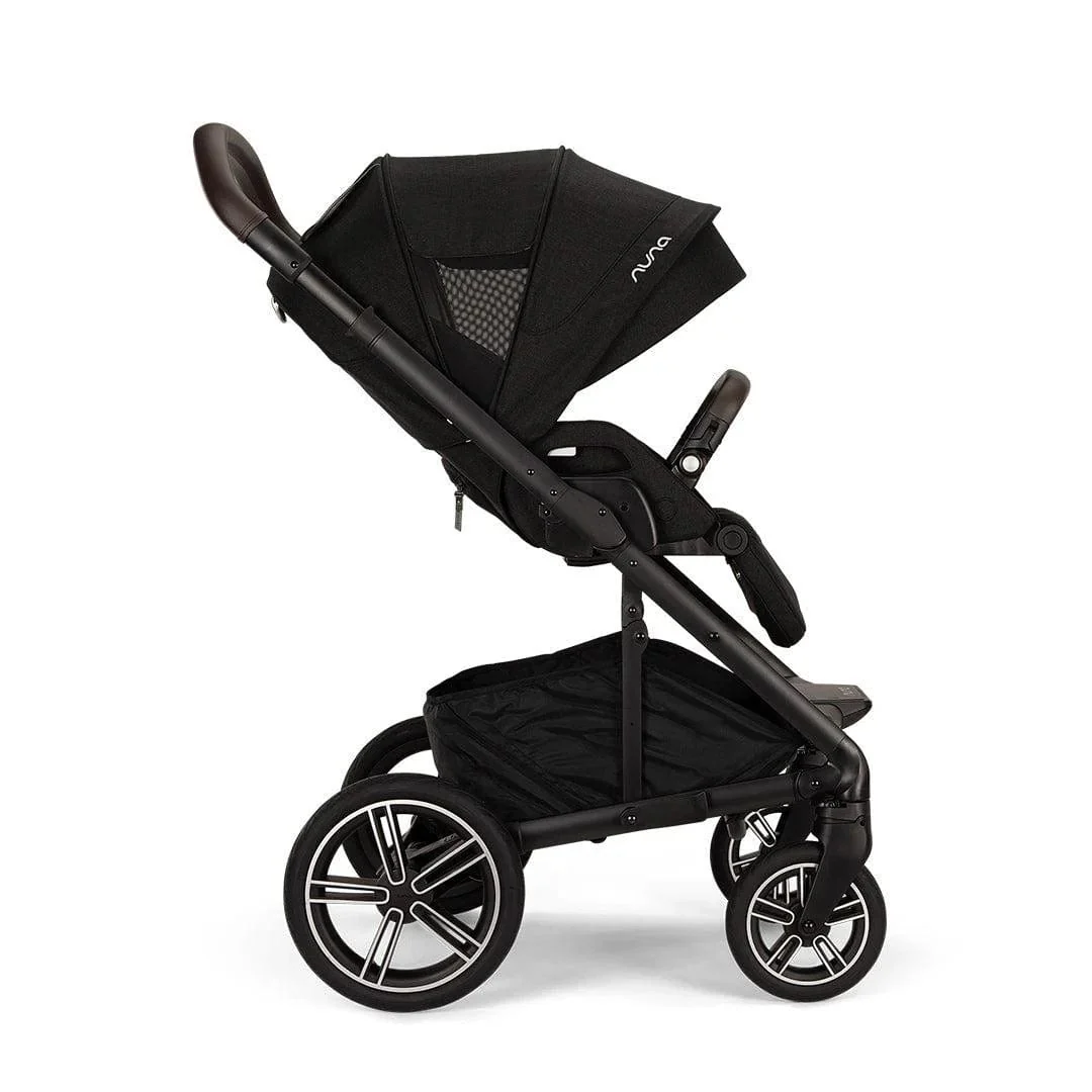 Nuna MIXX Next Pushchair - Caviar (Chocolate Leatherette) - Image 4