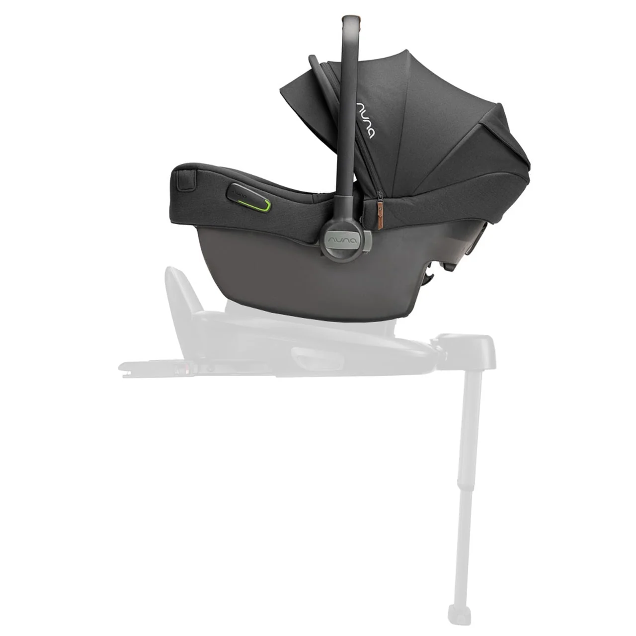 Nuna Pipa Next i-Size Infant Carrier - Caviar (Tan Leatherette) - Image 3