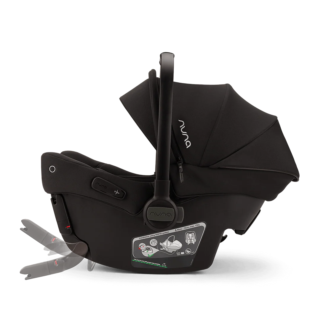 Nuna PIPA Urbn i-Size Infant Carrier - Caviar - Image 4