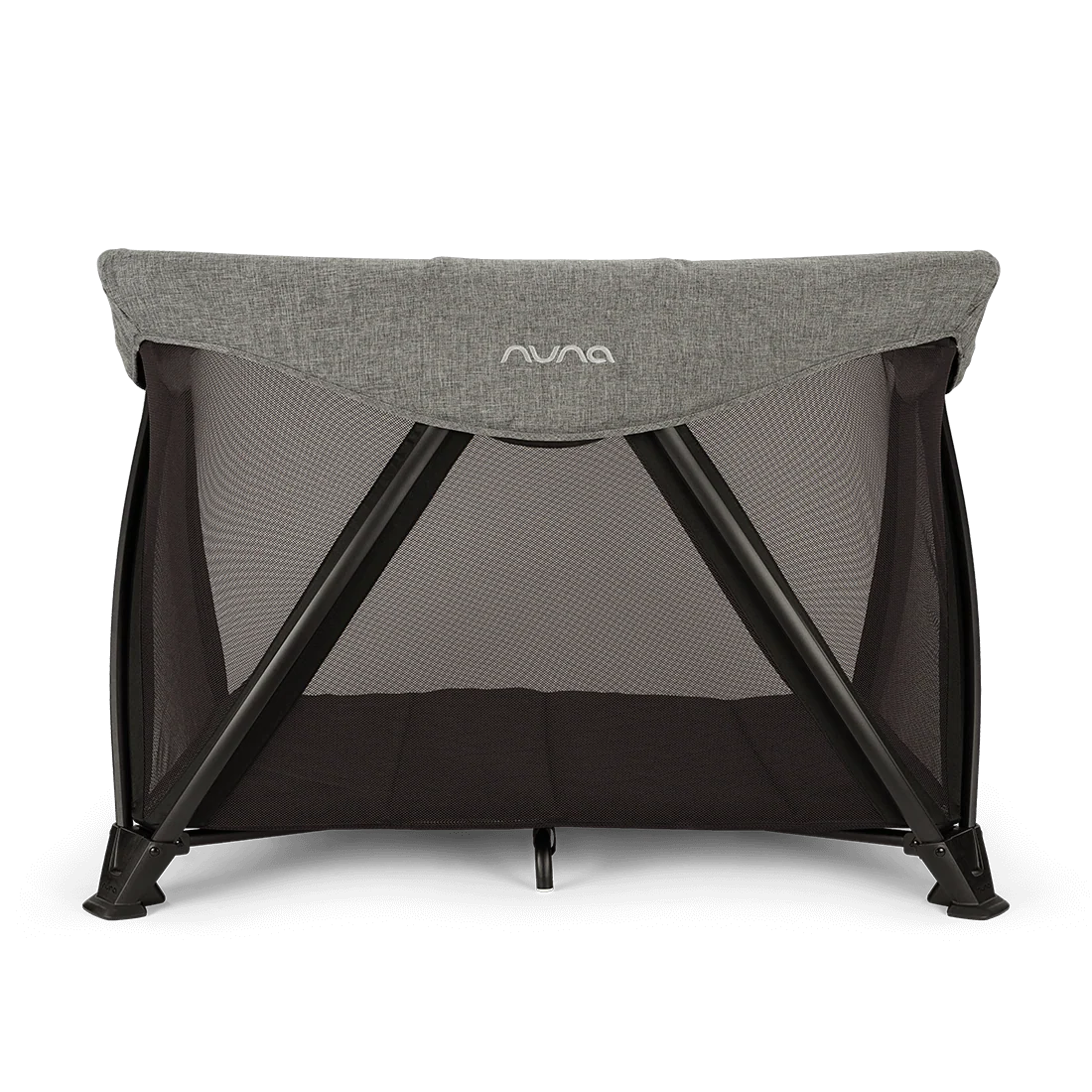 Nuna Sena Aire Travel Cot Inc. Zip On Bassinet - Charcoal - Image 4
