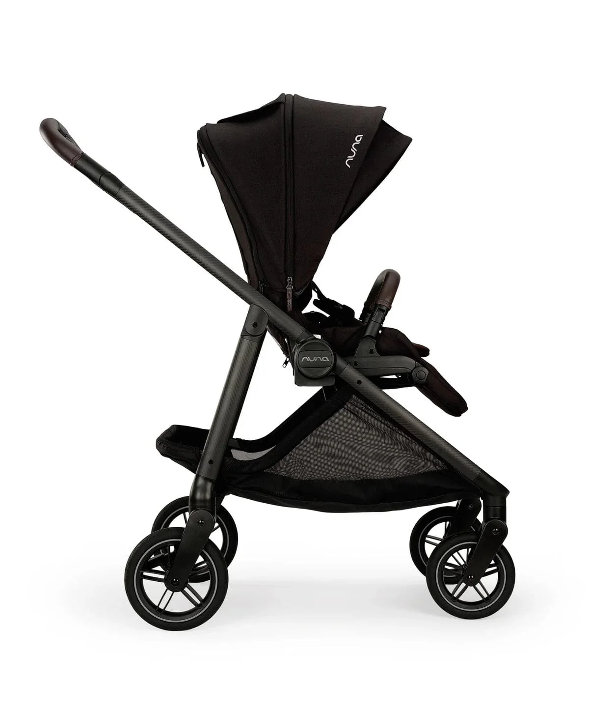 Nuna Swiv Stroller & Carrycot - Caviar - Image 3