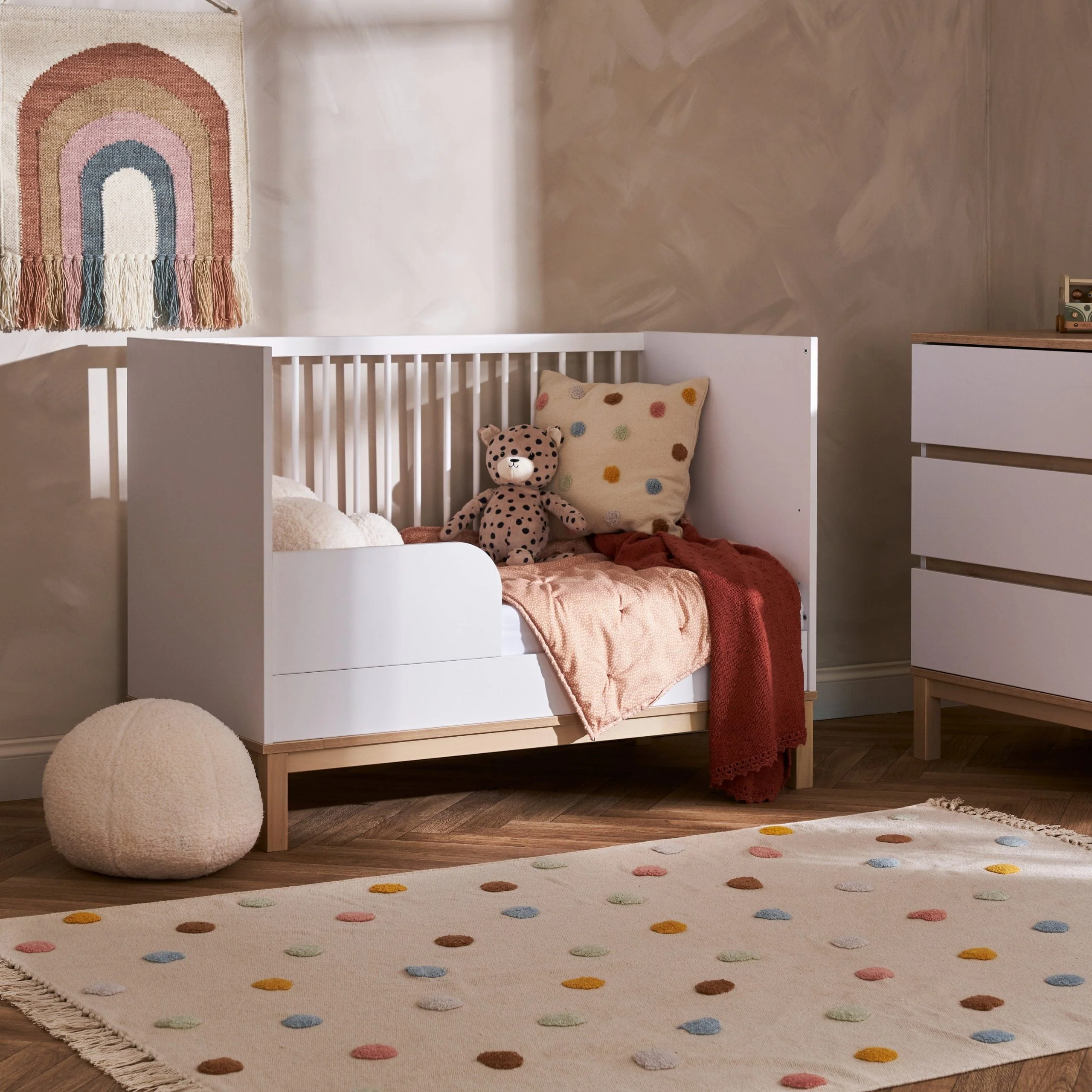 Obaby Astrid Mini Cot Bed - White - Image 6