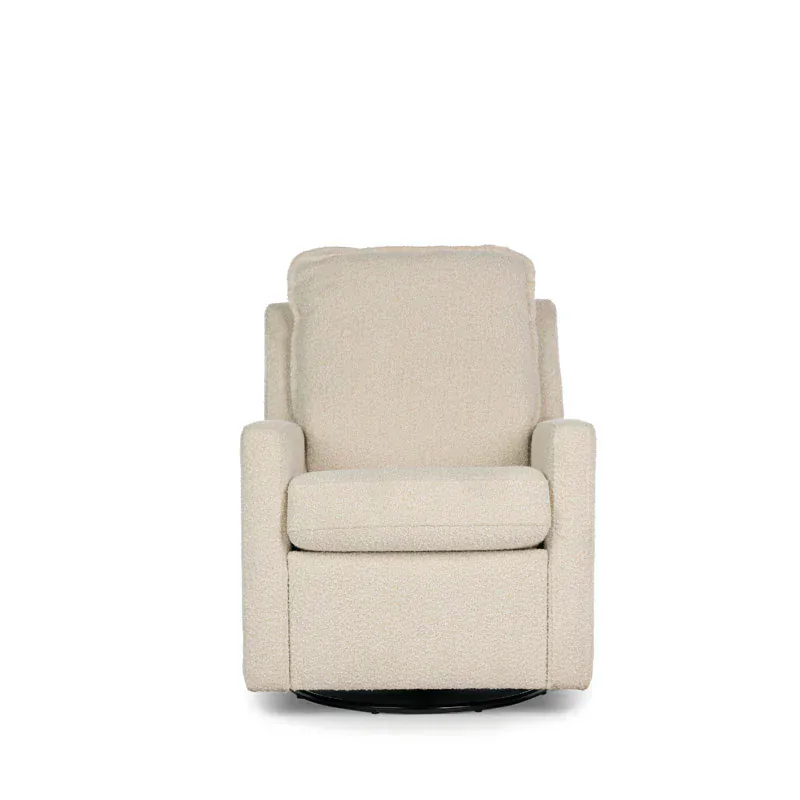 OBaby Denver Swivel Glider Recliner Chair - Boucle - Image 3