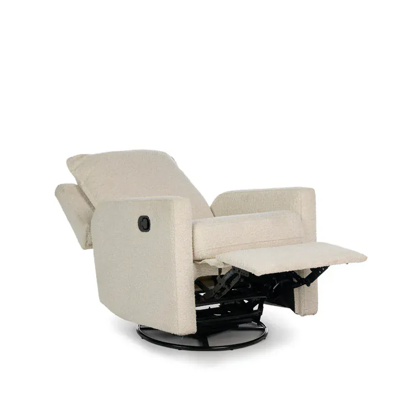 OBaby Denver Swivel Glider Recliner Chair - Boucle - Image 6