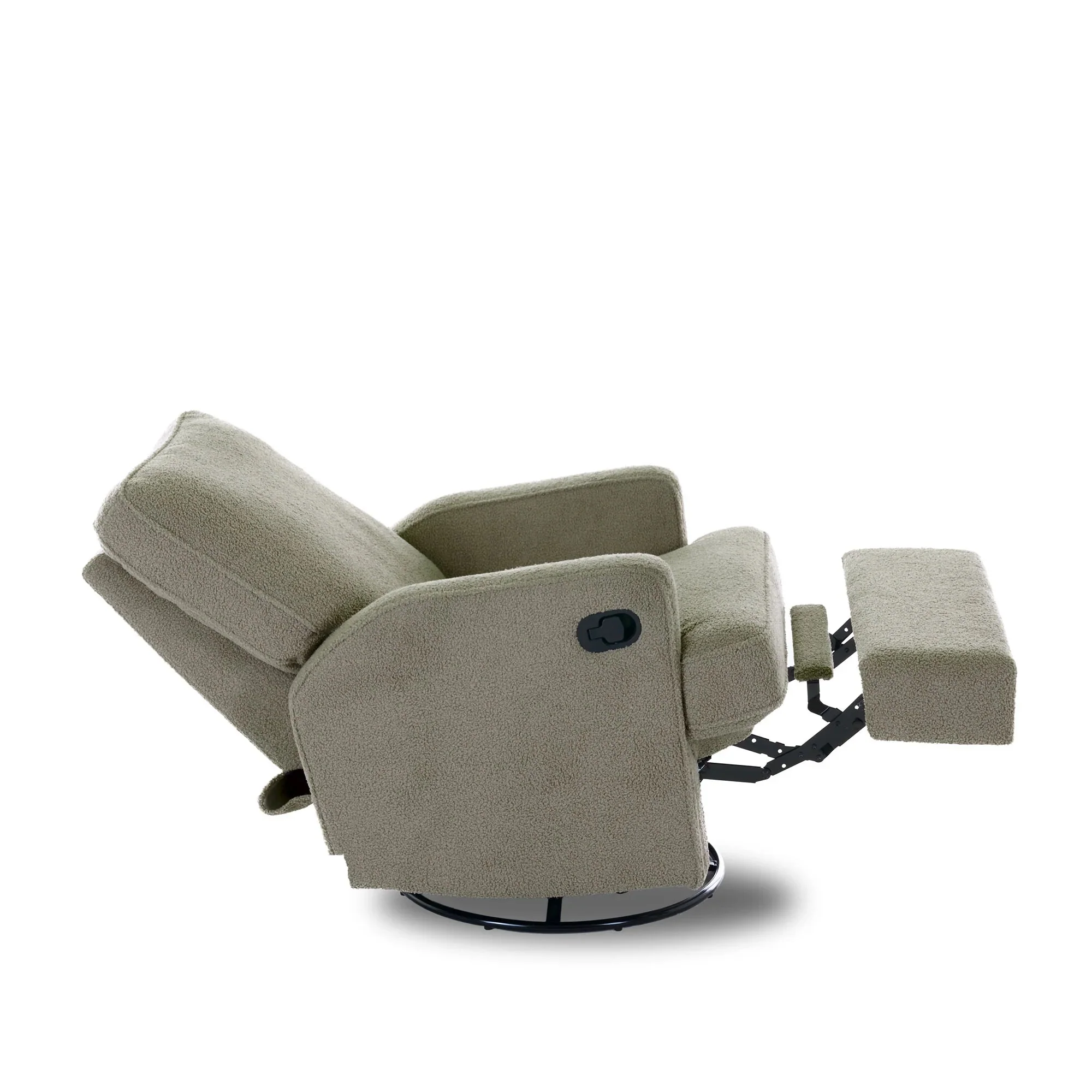 Obaby Madison Swivel Glider Recliner Chair - Olive - Image 7