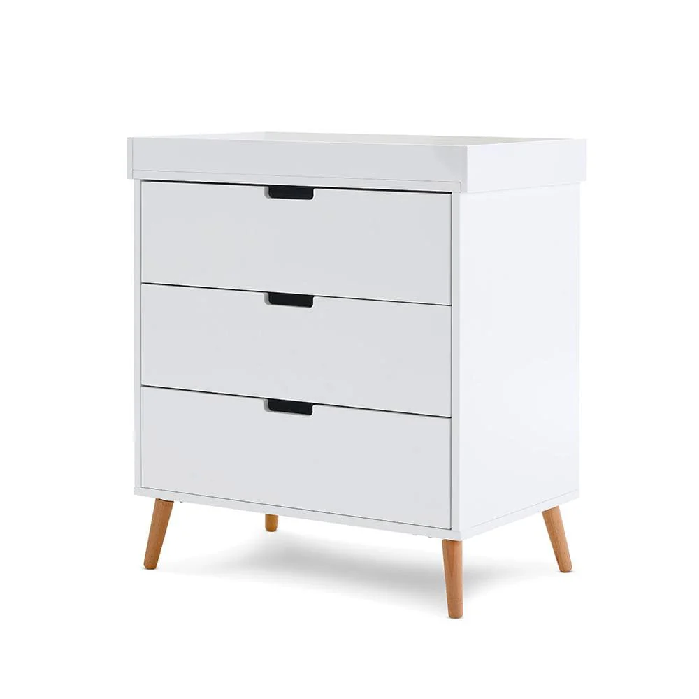 Obaby Maya 2 Piece Room Set - White with Natural - Image 23