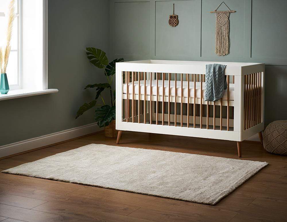 Obaby Maya Cot Bed - White with Natural - Image 12
