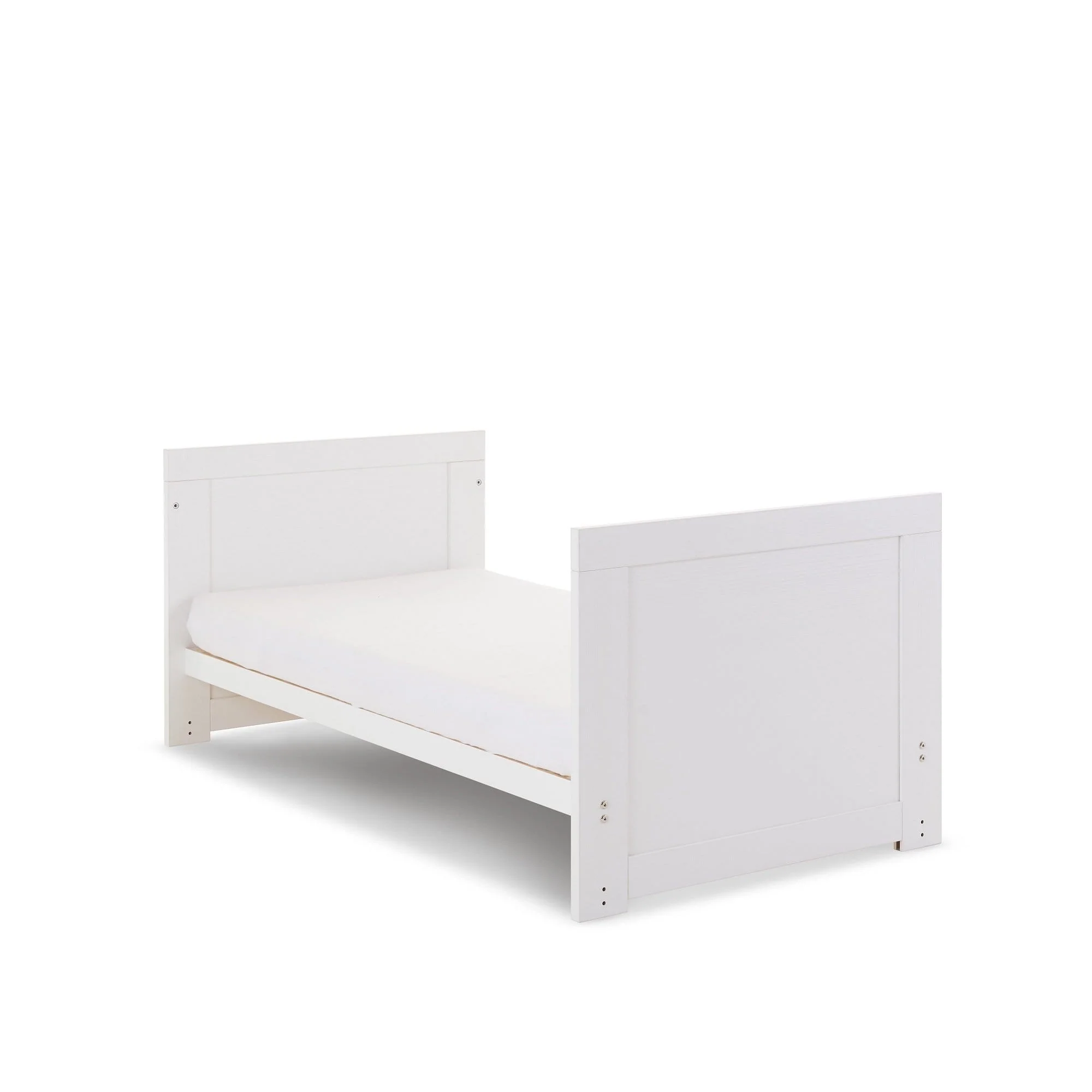 Obaby Nika Cot Bed - White Wash - Image 5