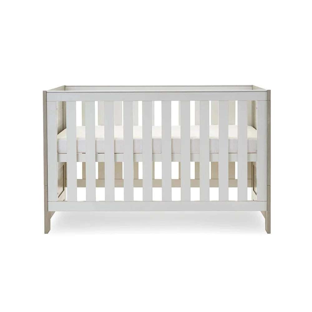 OBaby Nika Mini 3 Piece Room Set - Grey Wash & White - Image 5