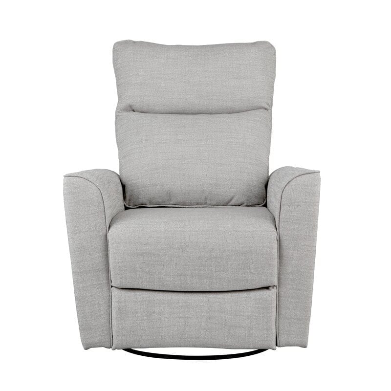 OBaby Savannah Swivel Glider Recliner Chair - Pebble - Image 3