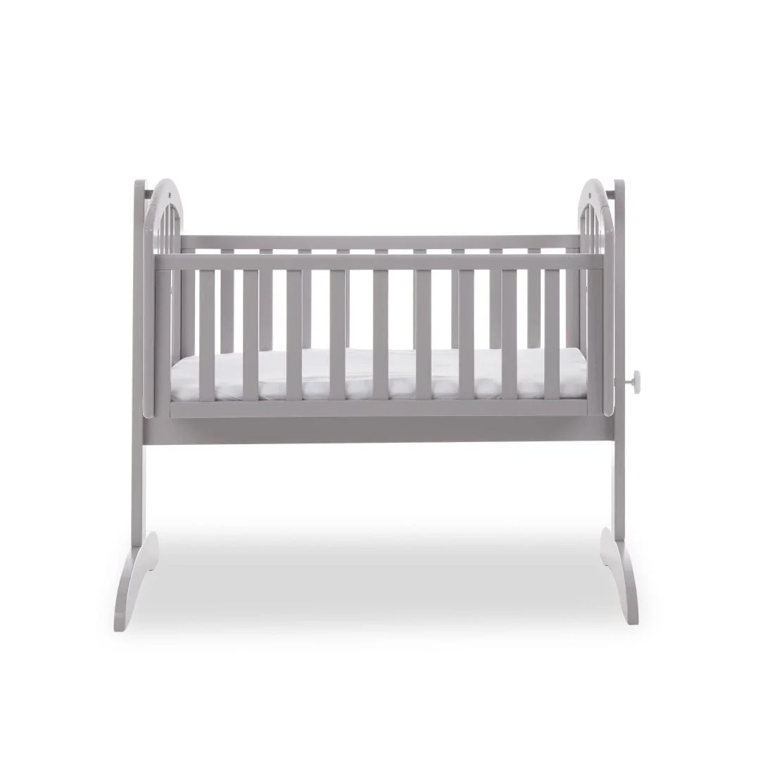 Obaby Sophie Swinging Crib & Mattress Warm Grey - Image 2