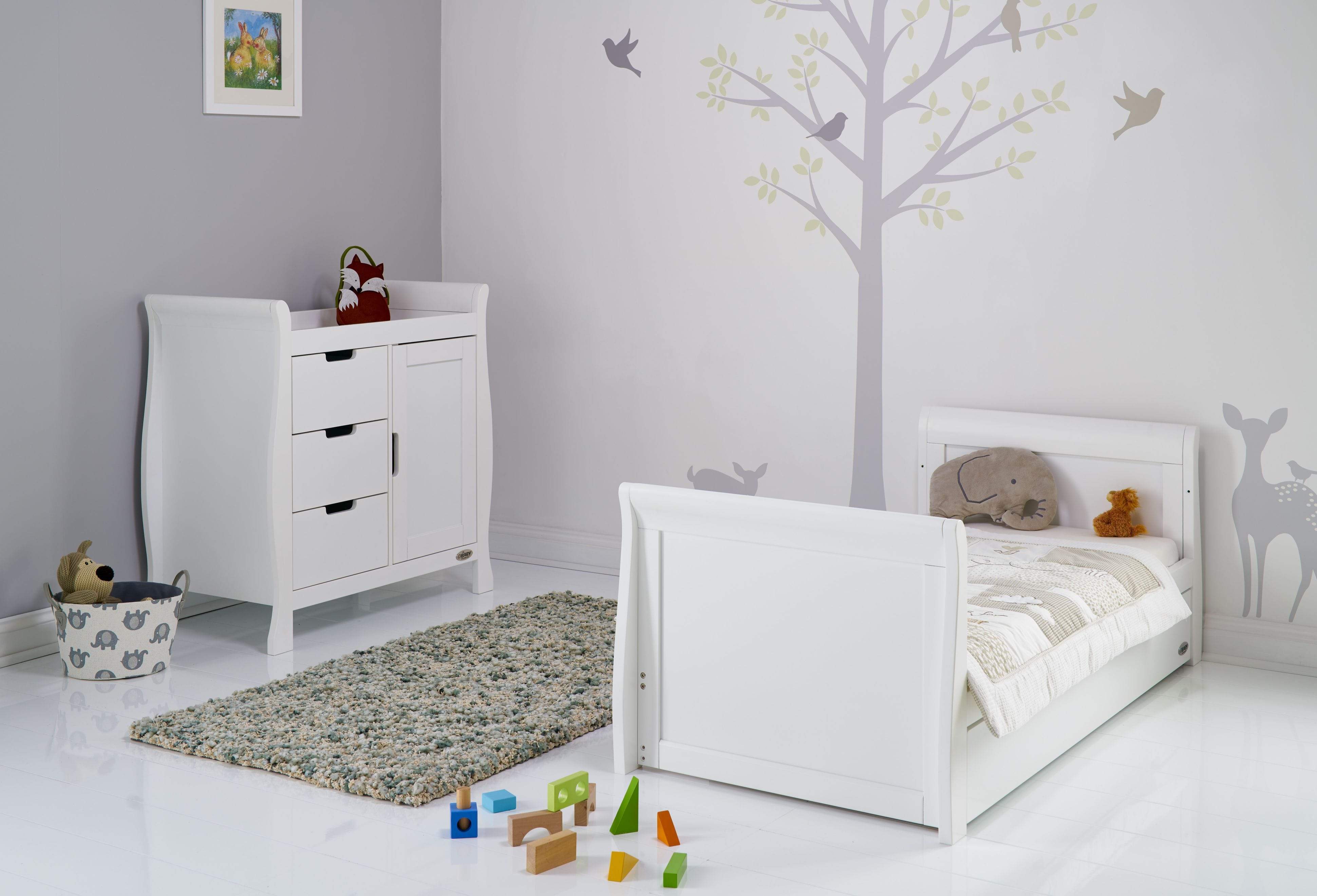 Obaby Stamford Classic 2 Piece Room Set - White - Image 2