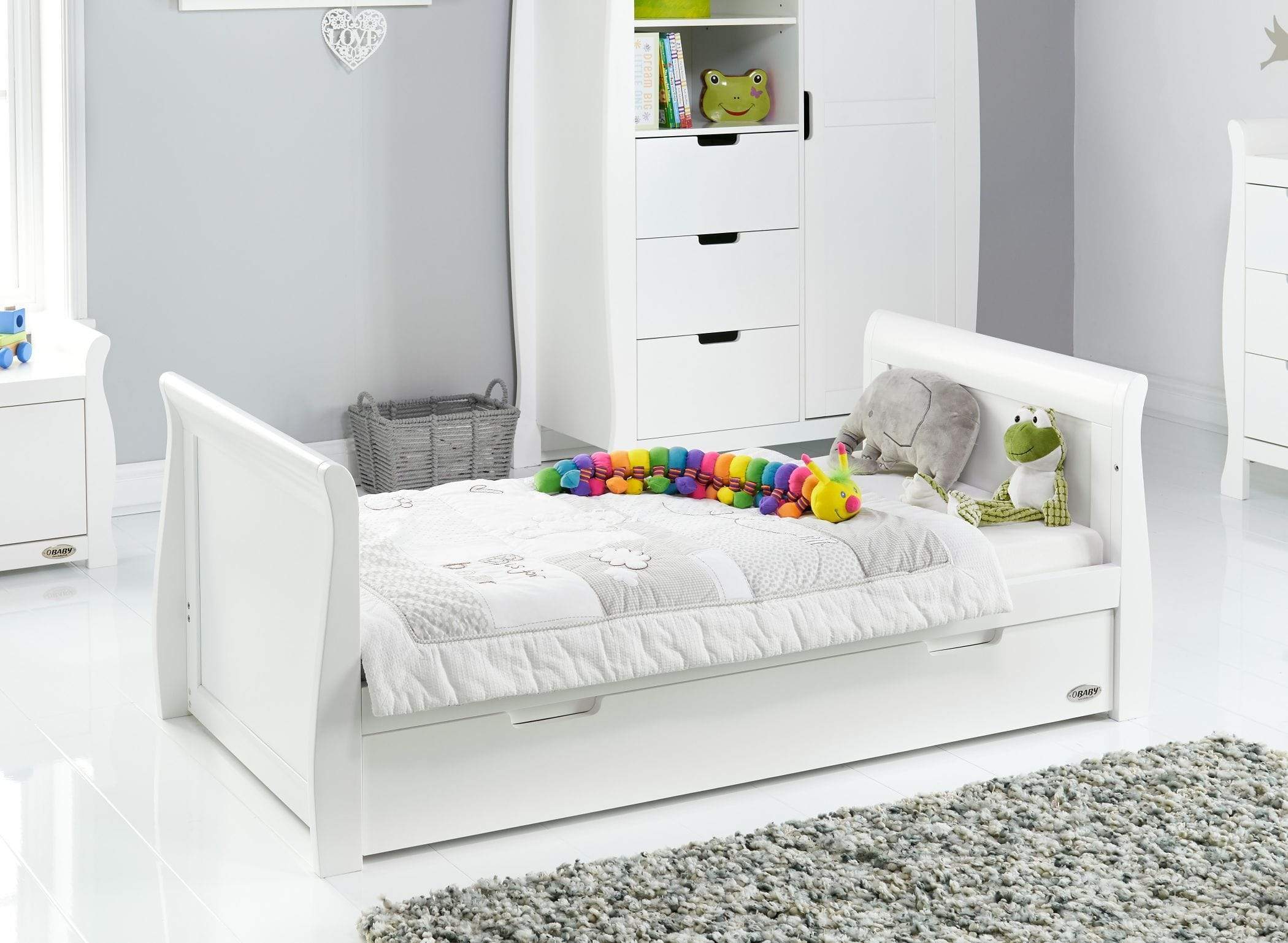 Obaby Stamford Classic 5 Piece Room Set White - Image 5