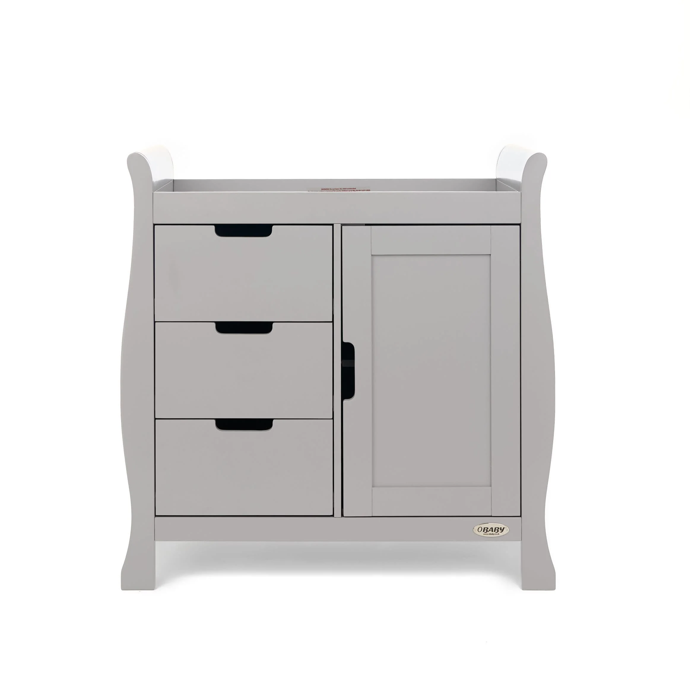 Obaby Stamford Luxe 4 Piece Room Set Warm Grey - Image 21