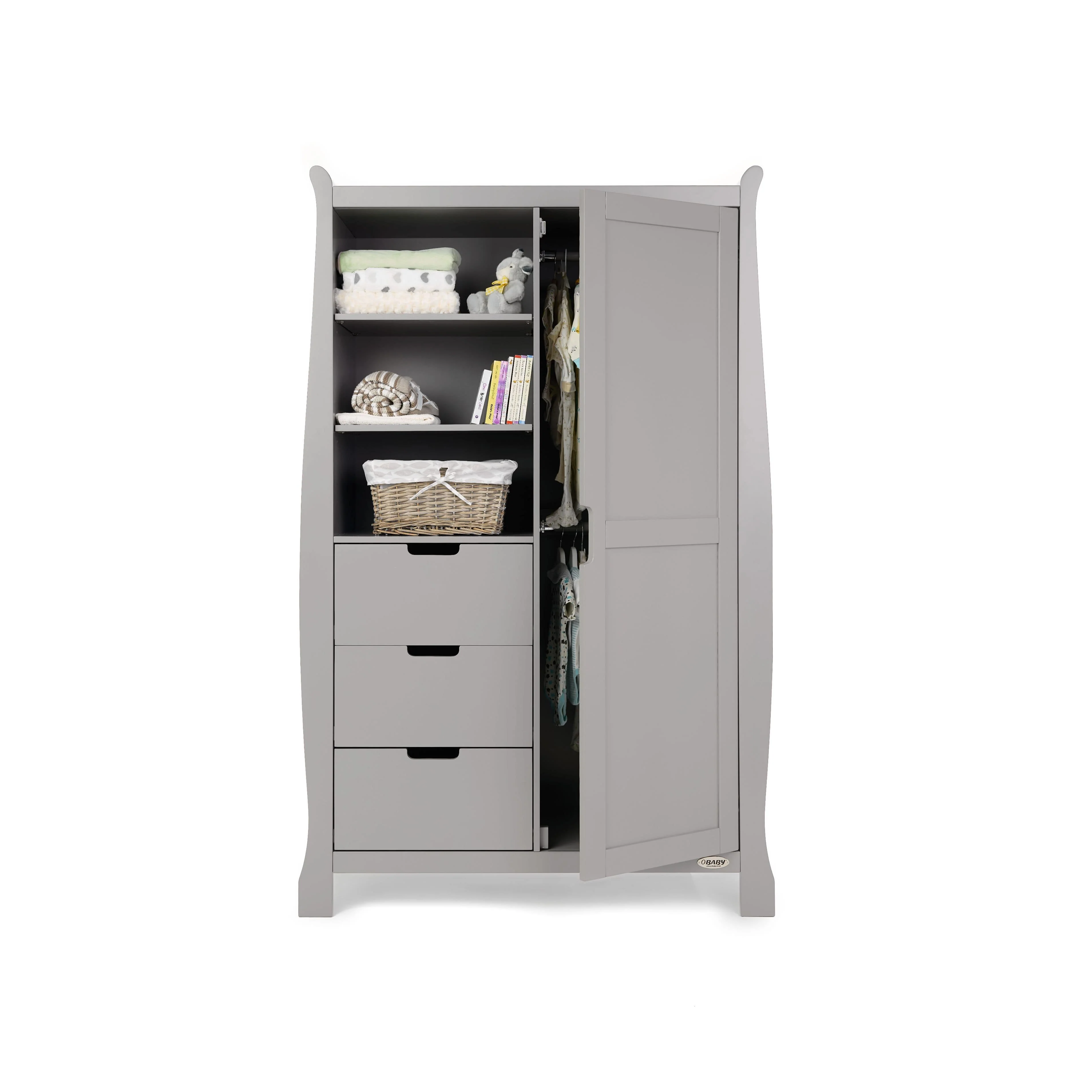 Obaby Stamford Mini 3 Piece Room Set - Warm Grey - Image 21