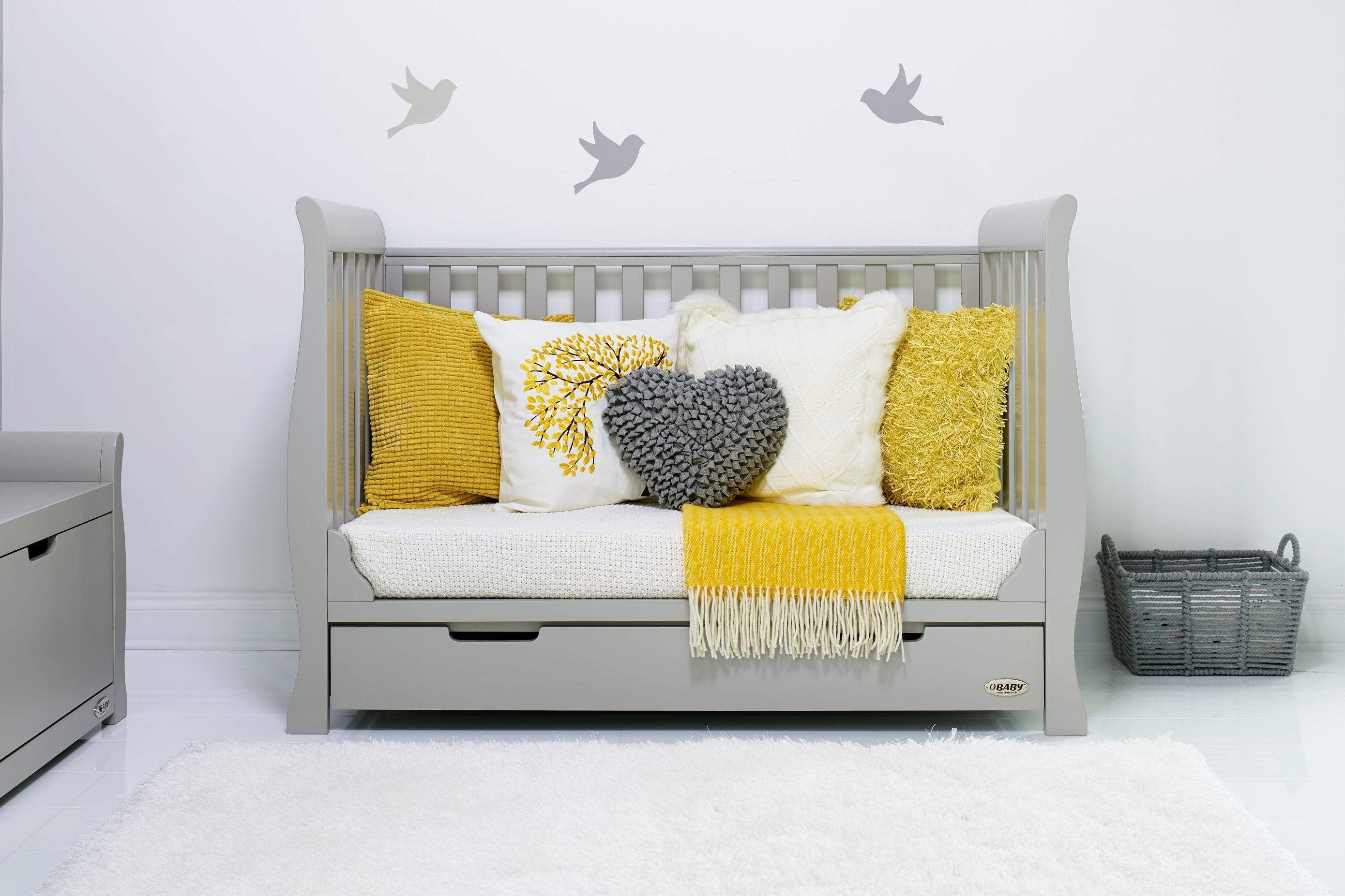 Obaby Stamford Mini 3 Piece Room Set - Warm Grey - Image 7