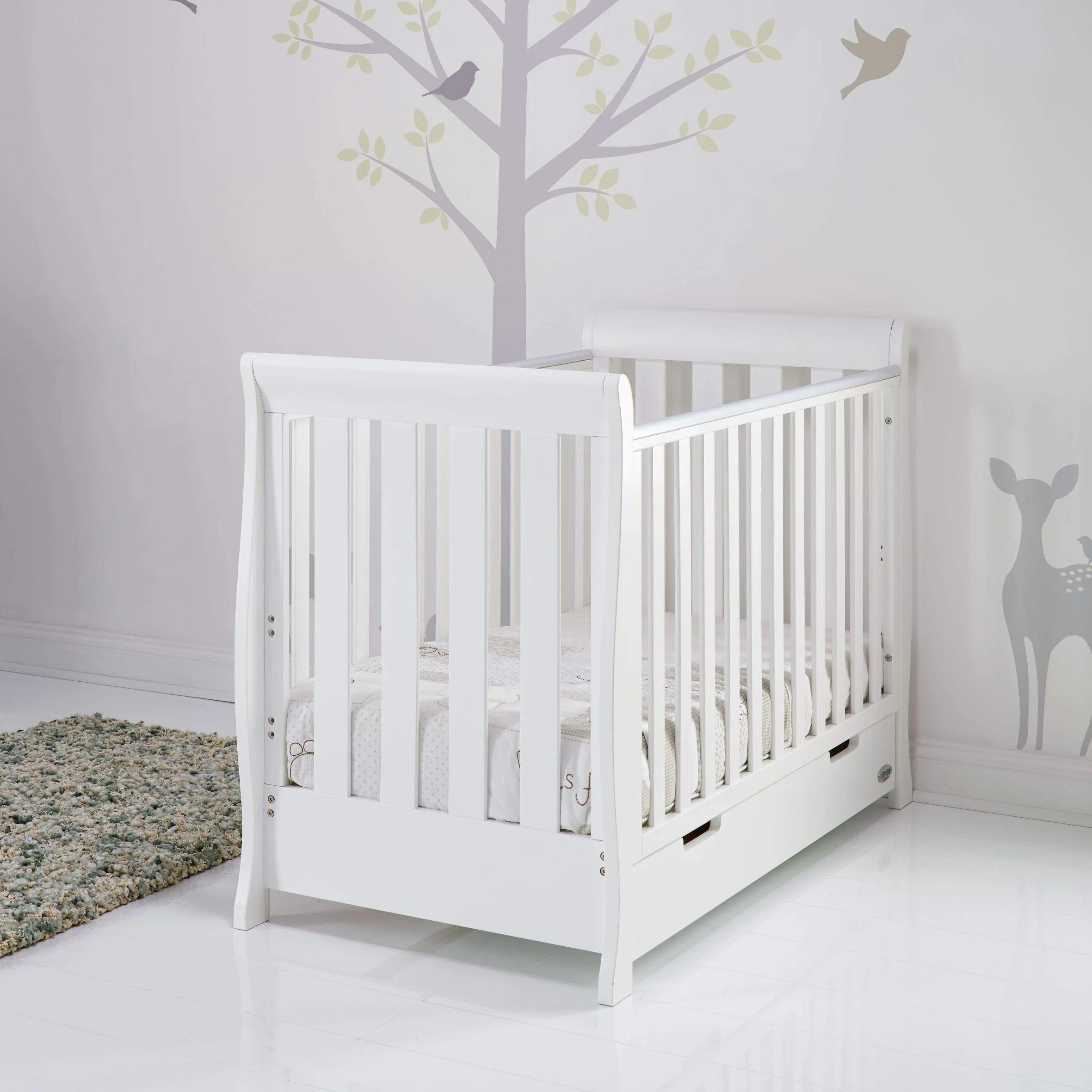 Obaby Stamford Mini 3 Piece Room Set - White - Image 6