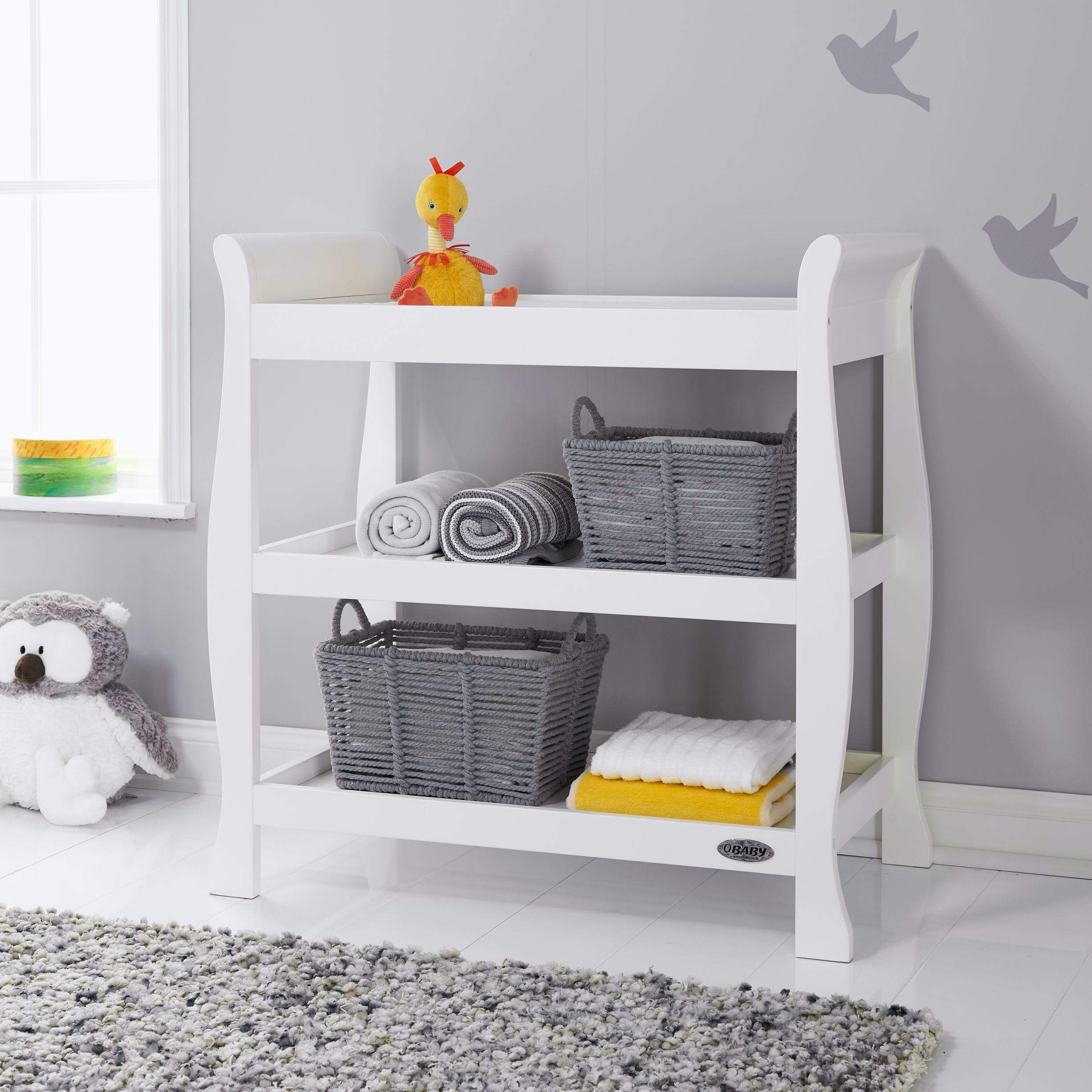 Obaby Stamford Open Changing Unit - White - Image 2