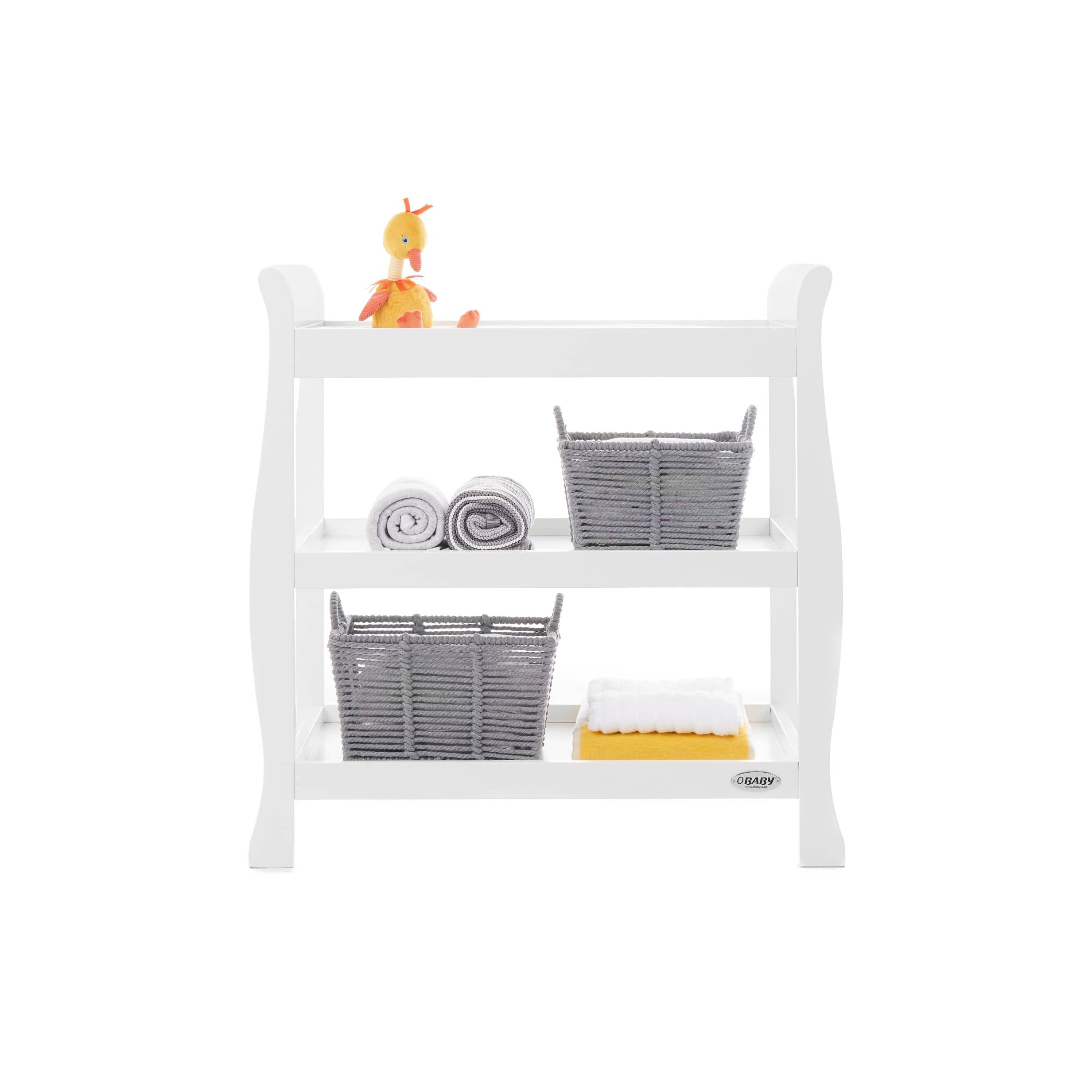 Obaby Stamford Open Changing Unit - White - Image 3
