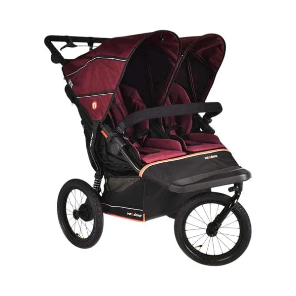 Out N About Nipper Double V6 Plus Twin Bundle -  Brambleberry Red - Image 2