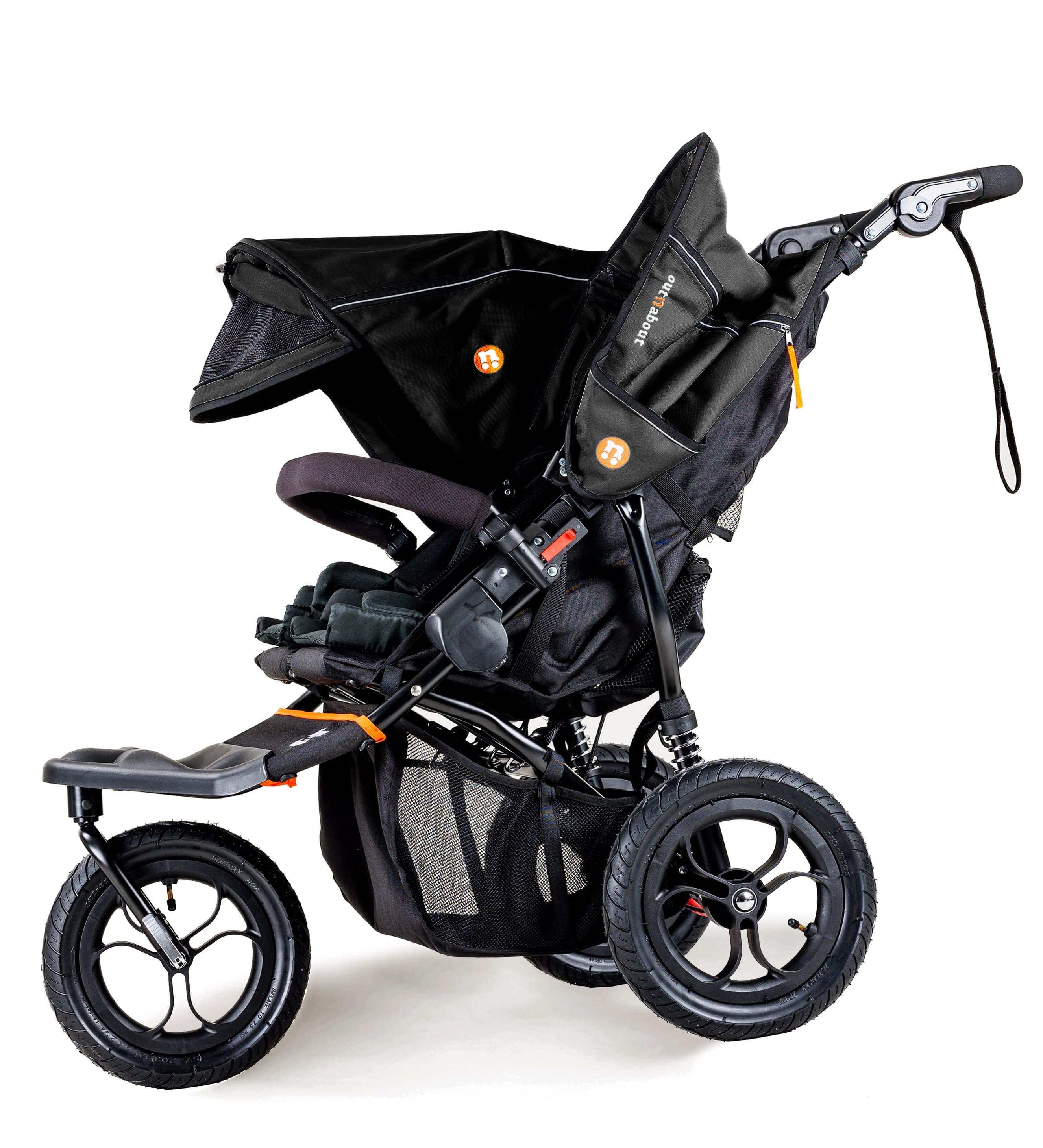 Out n About Nipper V5 Double Pushchair - Summit Black - Image 6