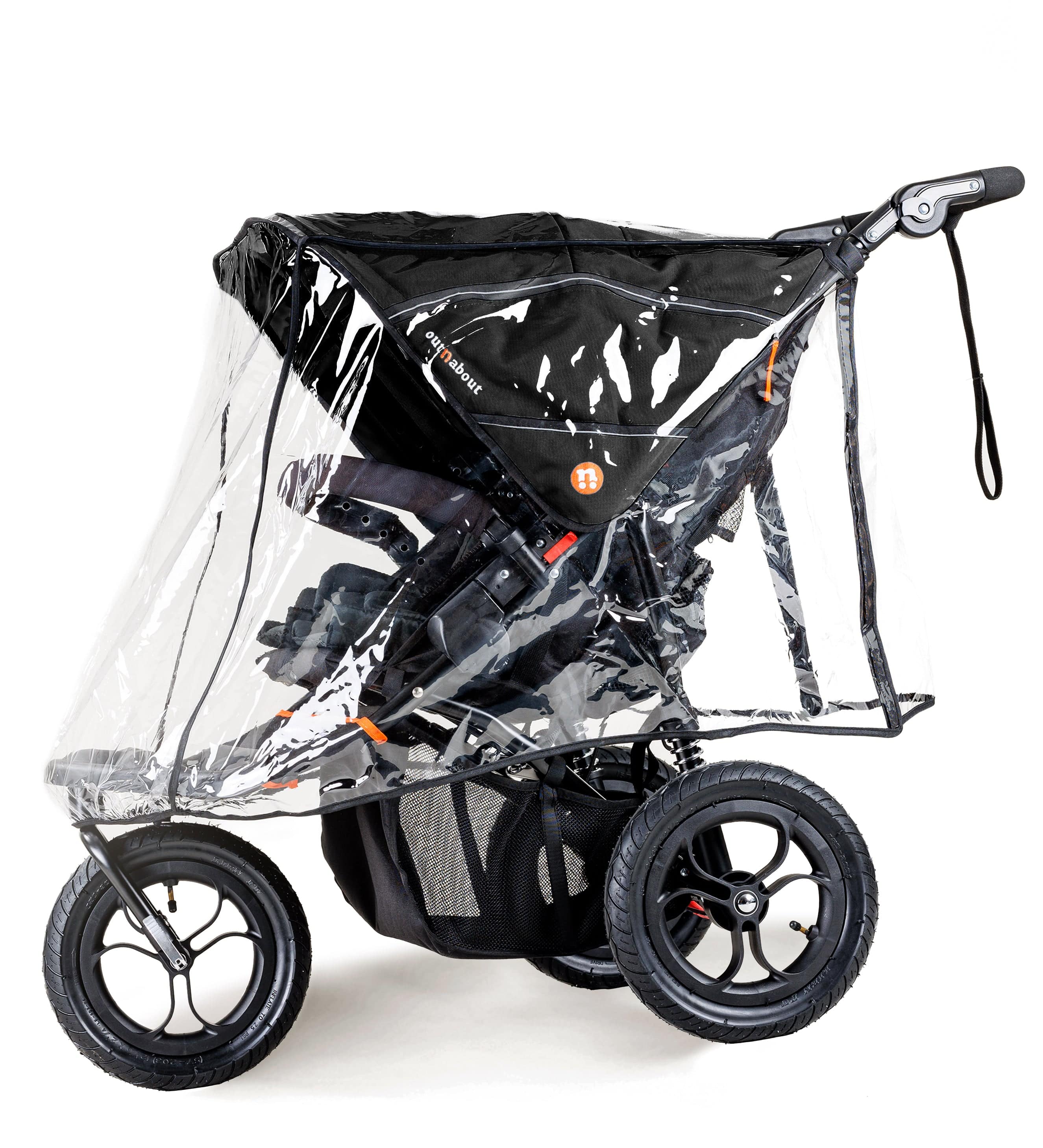 Out n About Nipper V5 Double Pushchair - Summit Black - Image 7