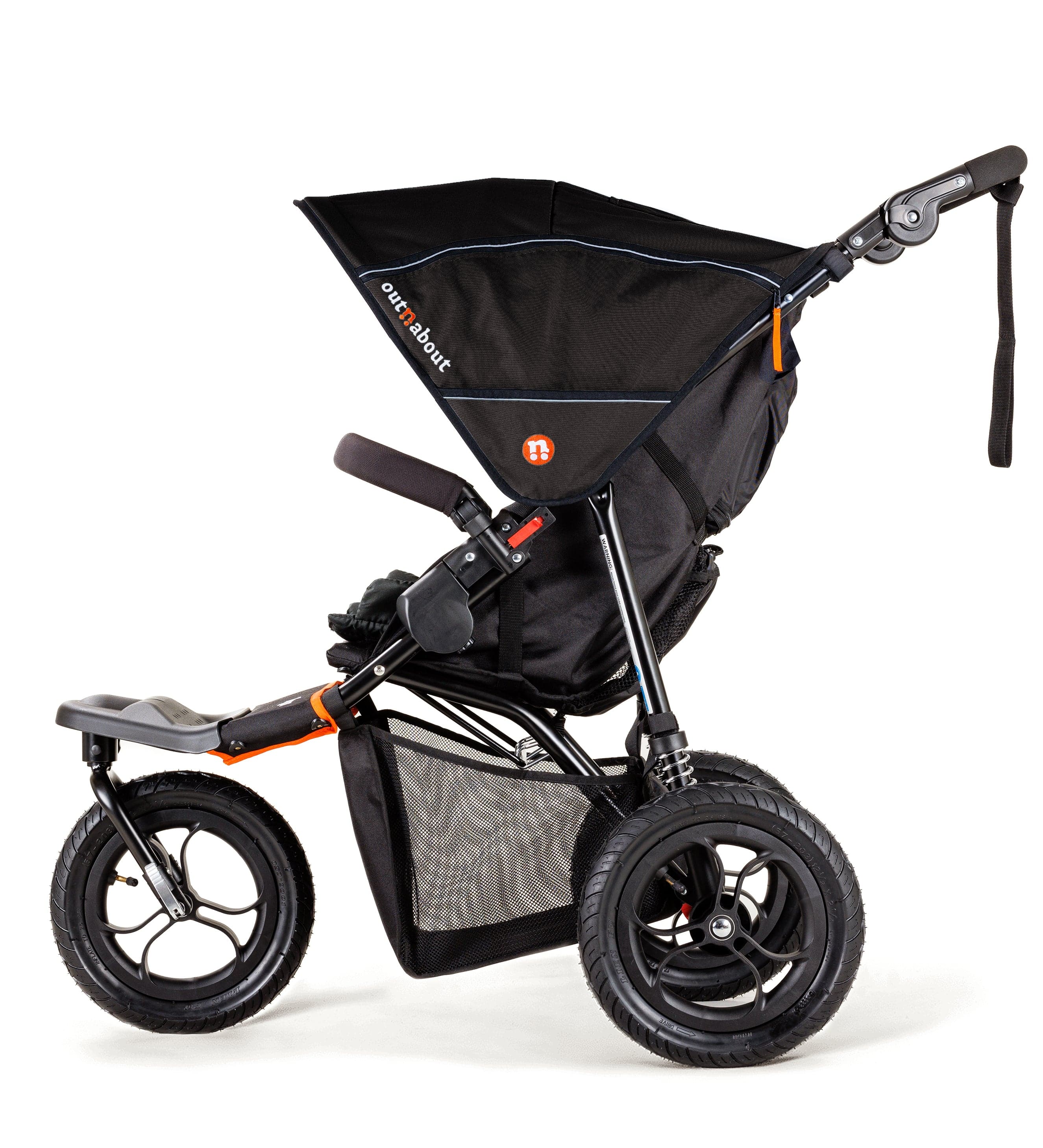 Out n About Nipper V5 Single Pushchair - Summit Black - Image 4