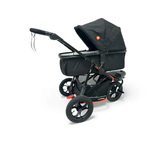 Out N About Nipper V6 Plus (Switch) Newborn Bundle - Summit Black - Image 5