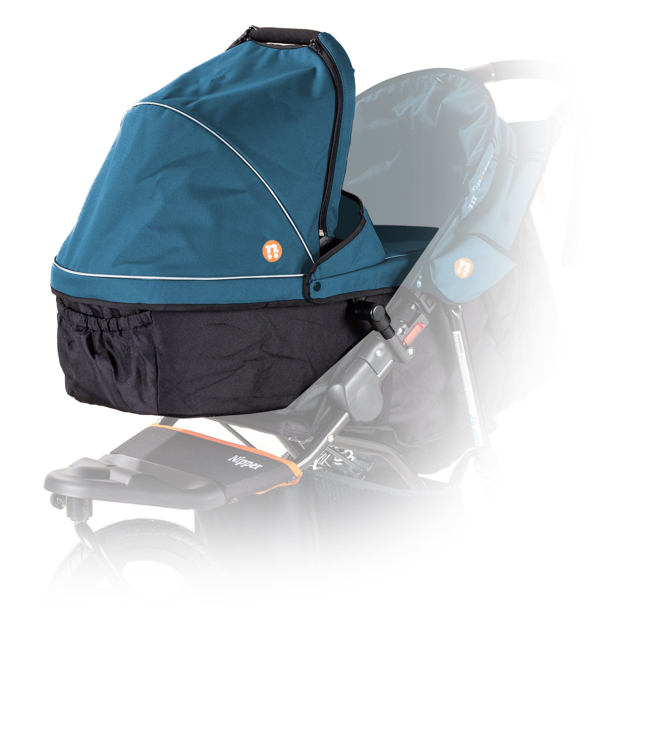 Out n About Single Carrycot - Highland Blue - Image 2