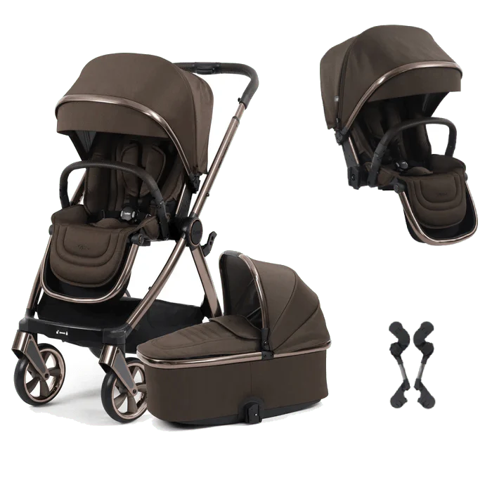 Oyster 4 Double Stroller - Chocolate Velvet