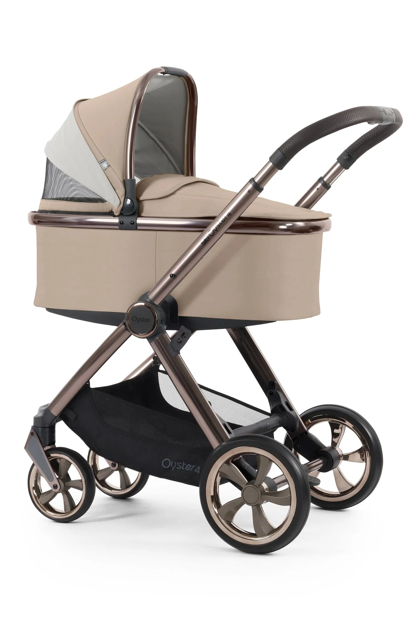 Oyster 4 Stroller & Carrycot - Fawn - Image 15