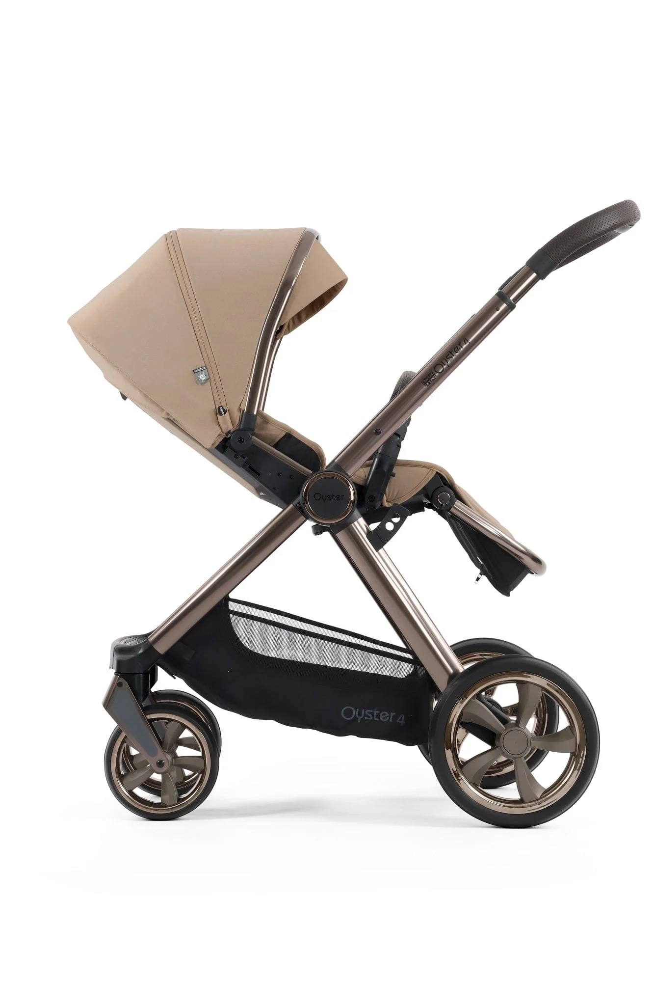 Oyster 4 Stroller & Carrycot - Fawn - Image 7
