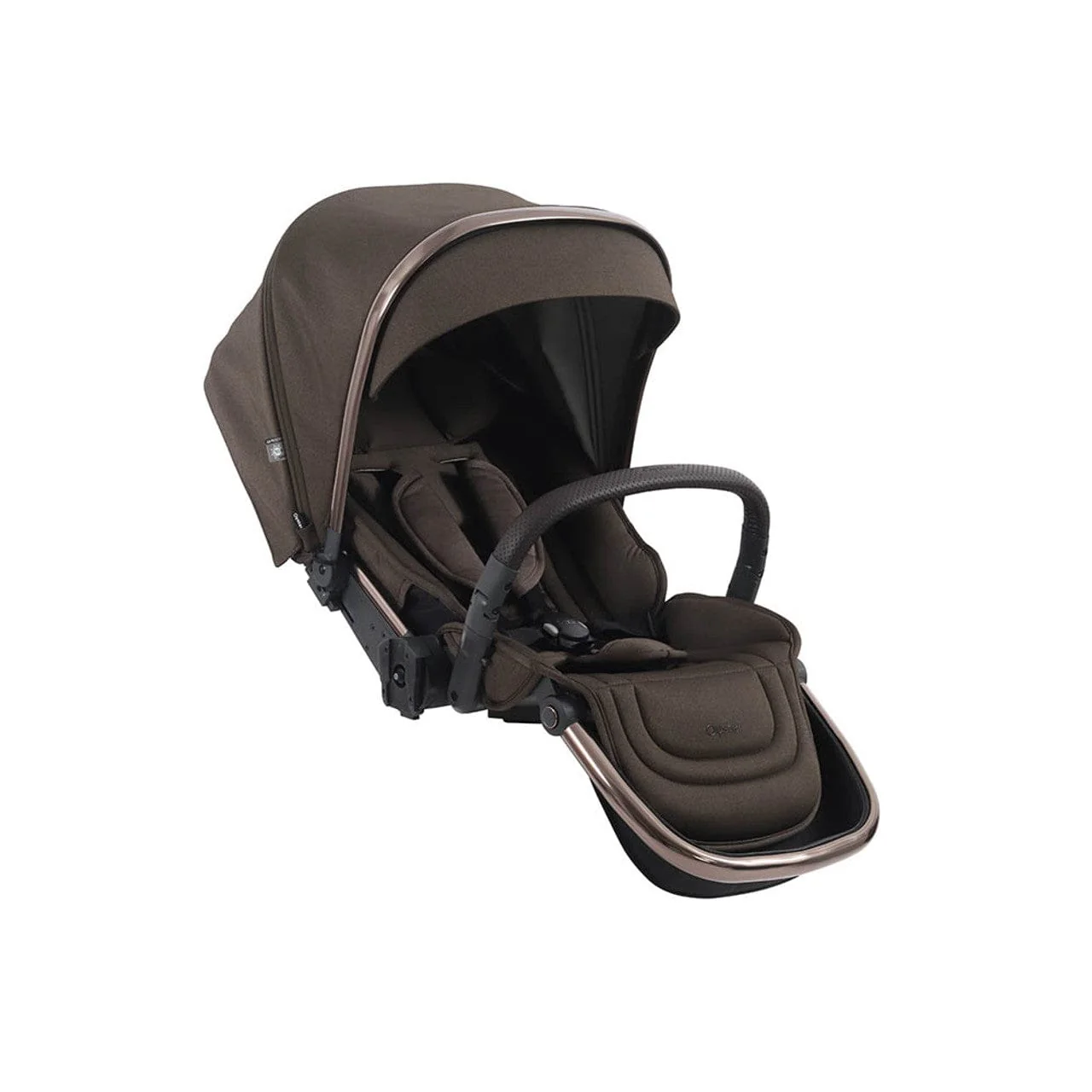 Oyster 4 Double Stroller - Chocolate Velvet - Image 7