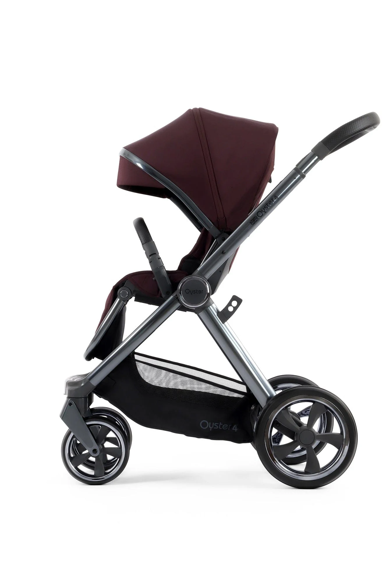 Oyster 4 Double Stroller - Mulberry - Image 6