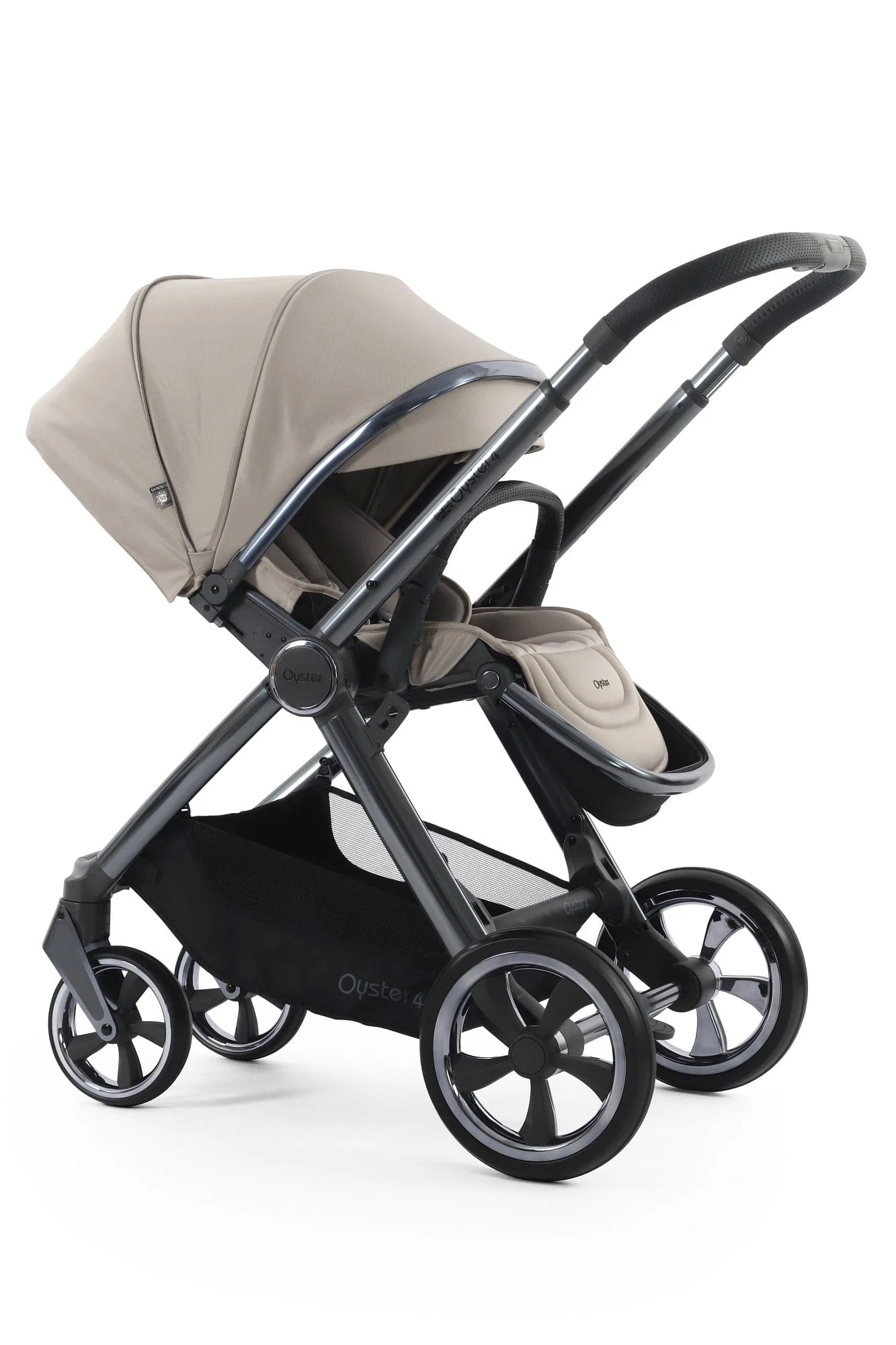 Oyster 4 Stroller & Carrycot - Stone - Image 3