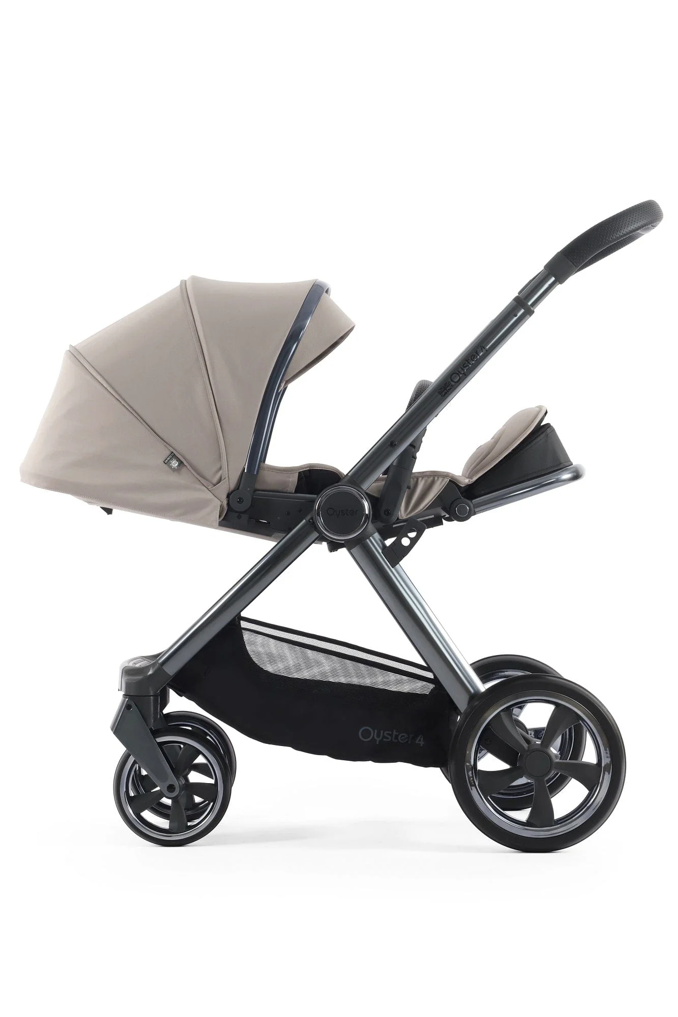 Oyster 4 Stroller & Carrycot - Stone - Image 5