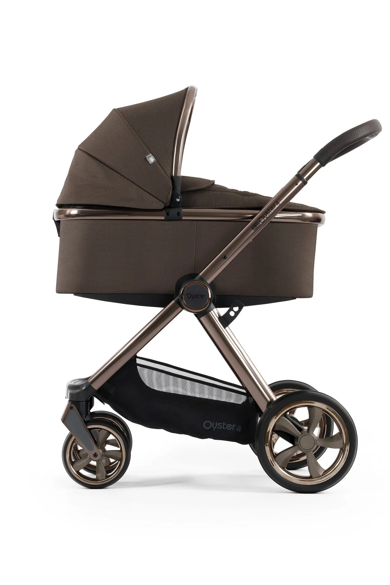 Oyster 4 Stroller & Carrycot - Chocolate Velvet - Image 8