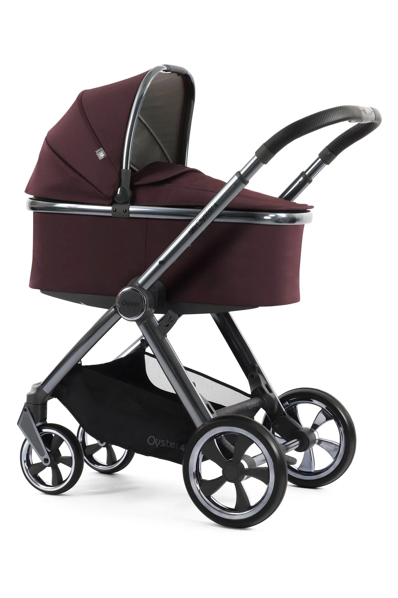 Oyster 4 Stroller & Carrycot - Mulberry - Image 8