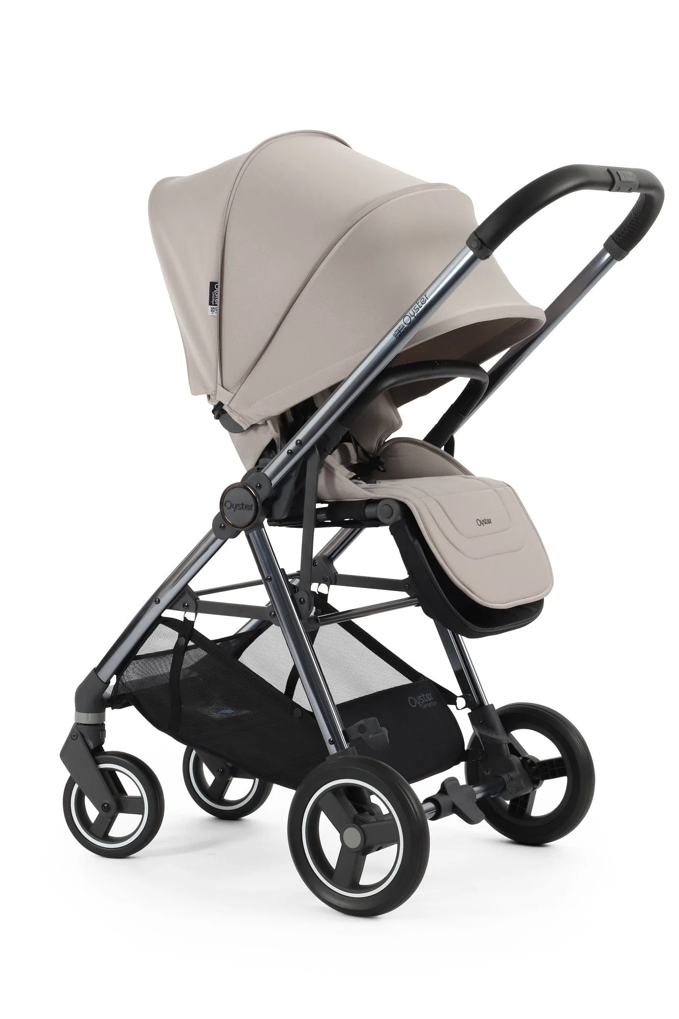 Oyster Gravity+ Stroller - Stone - Image 45