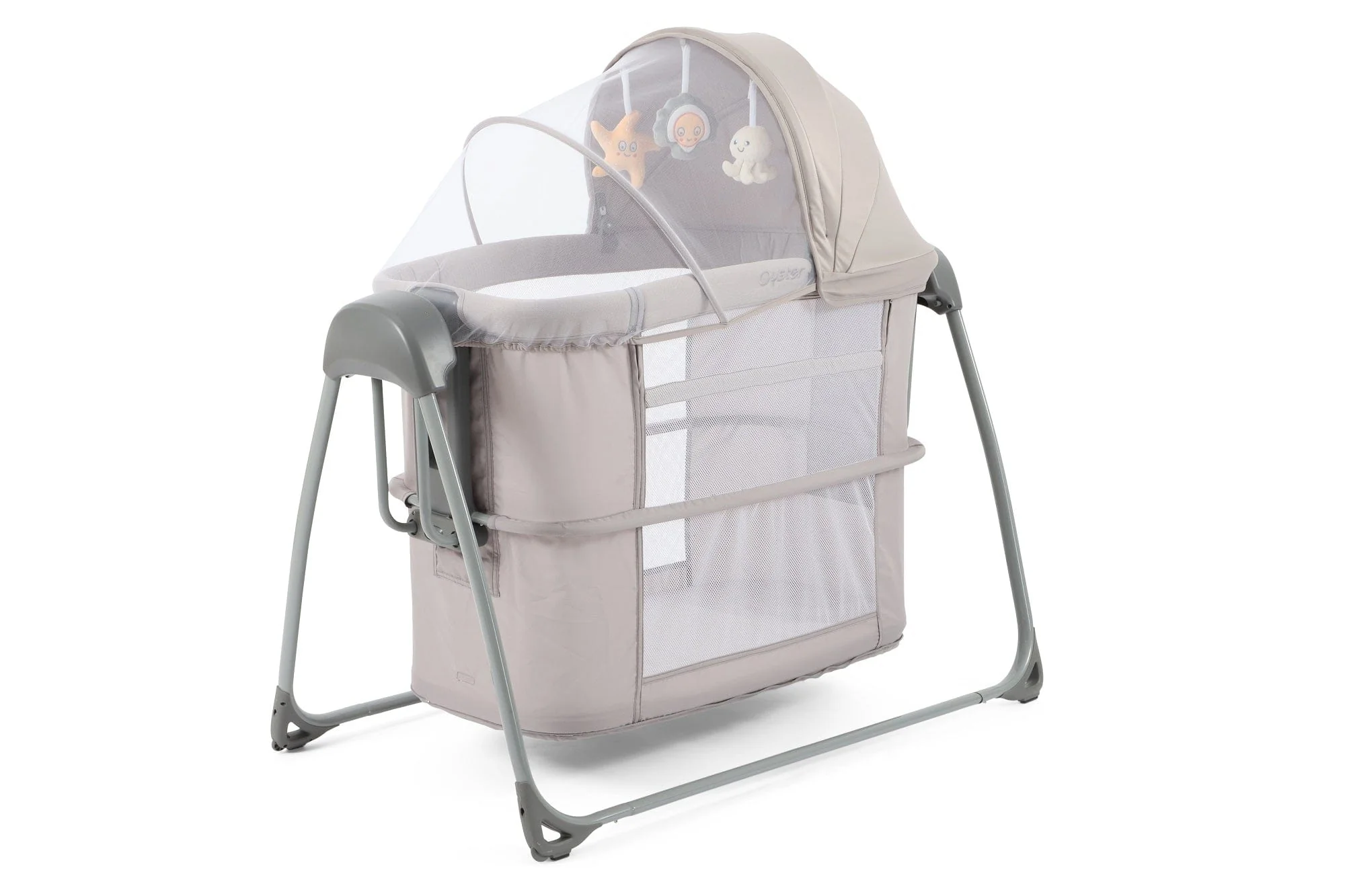 Oyster Swinging Crib - Stone - Image 16